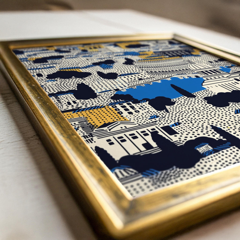 Rome Italy Wall Art Print, Pop Art Modern Poster Travel gift