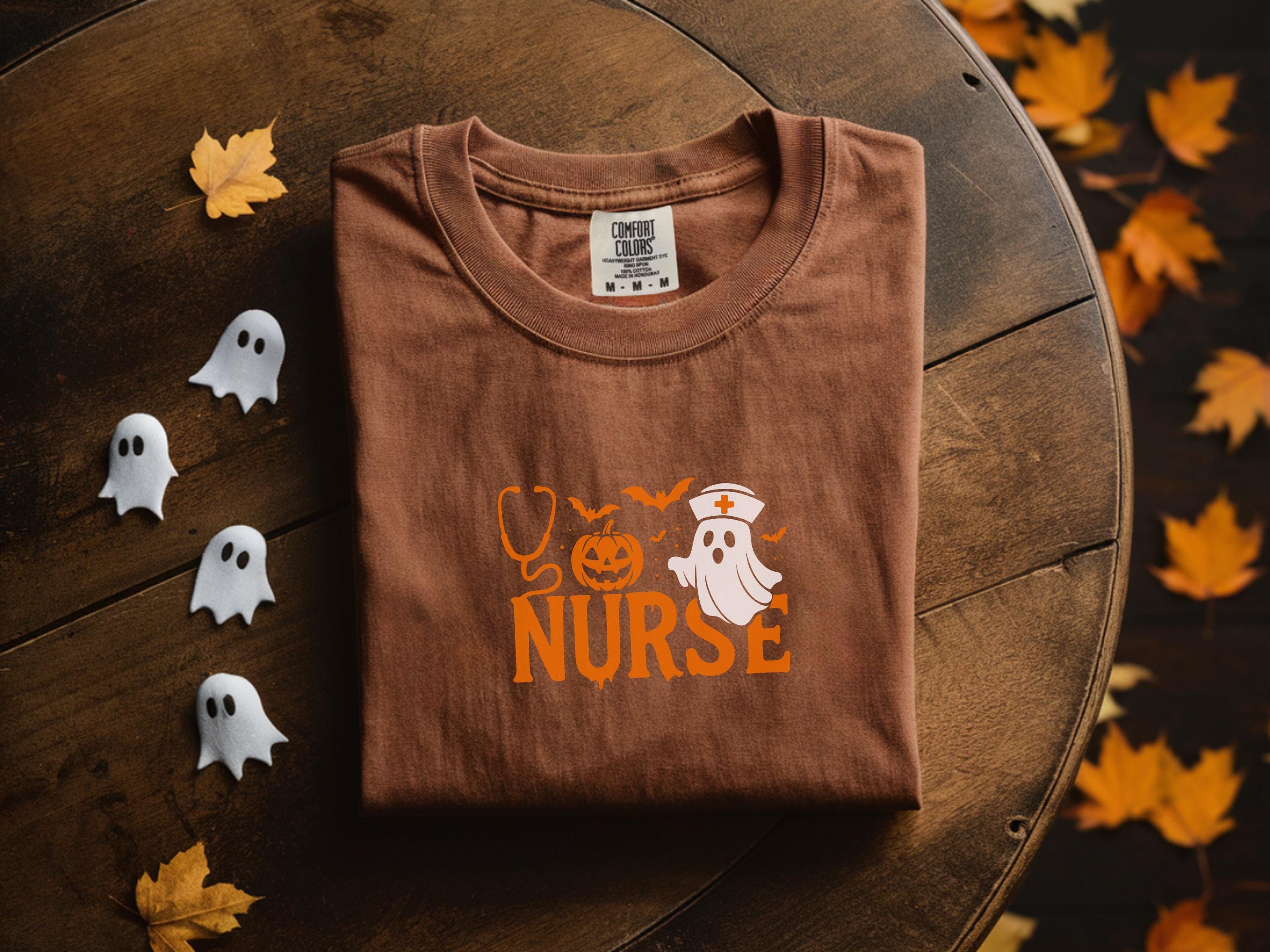 Nurse Halloween retro shirt, Halloween Sweatshirt, Gift for Nurse, Helathcare workers, Fall Spooky vibe, Funny Retro Spooky Season
