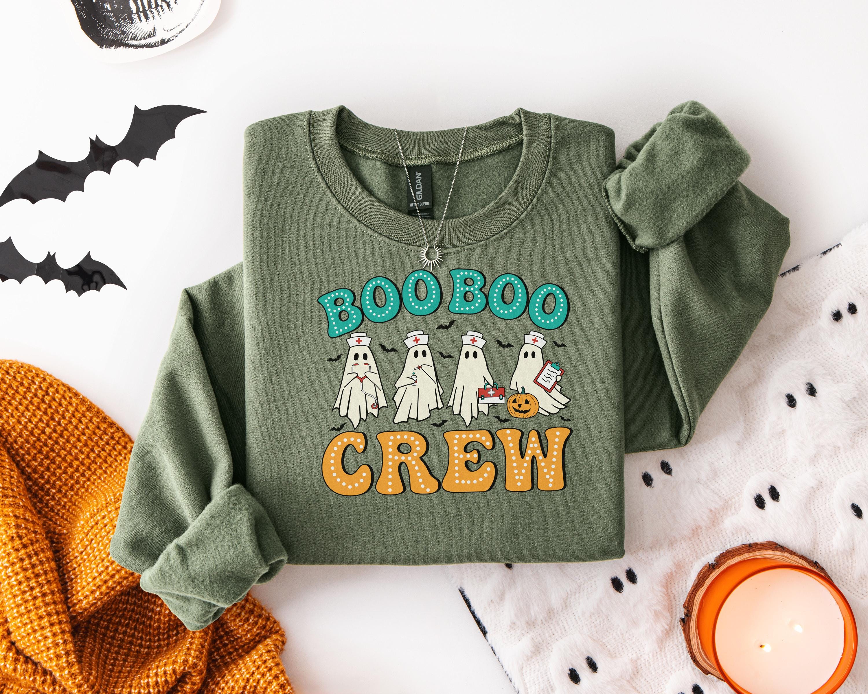 Boo Boo Crew Nurse Shirt For Halloween Season, Cute Scary desgin, Gift Idea for Nurse & healthcare crew