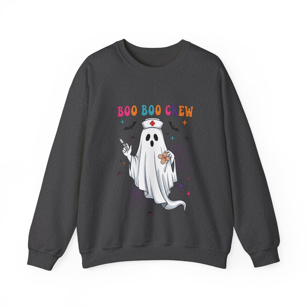 Boo Boo Crew Nurse Halloween Sweatshirt, Halloween Gift for Nurse Medical Lab, Nurse Spooky , Nurse Halloween Boo Boo Crew
