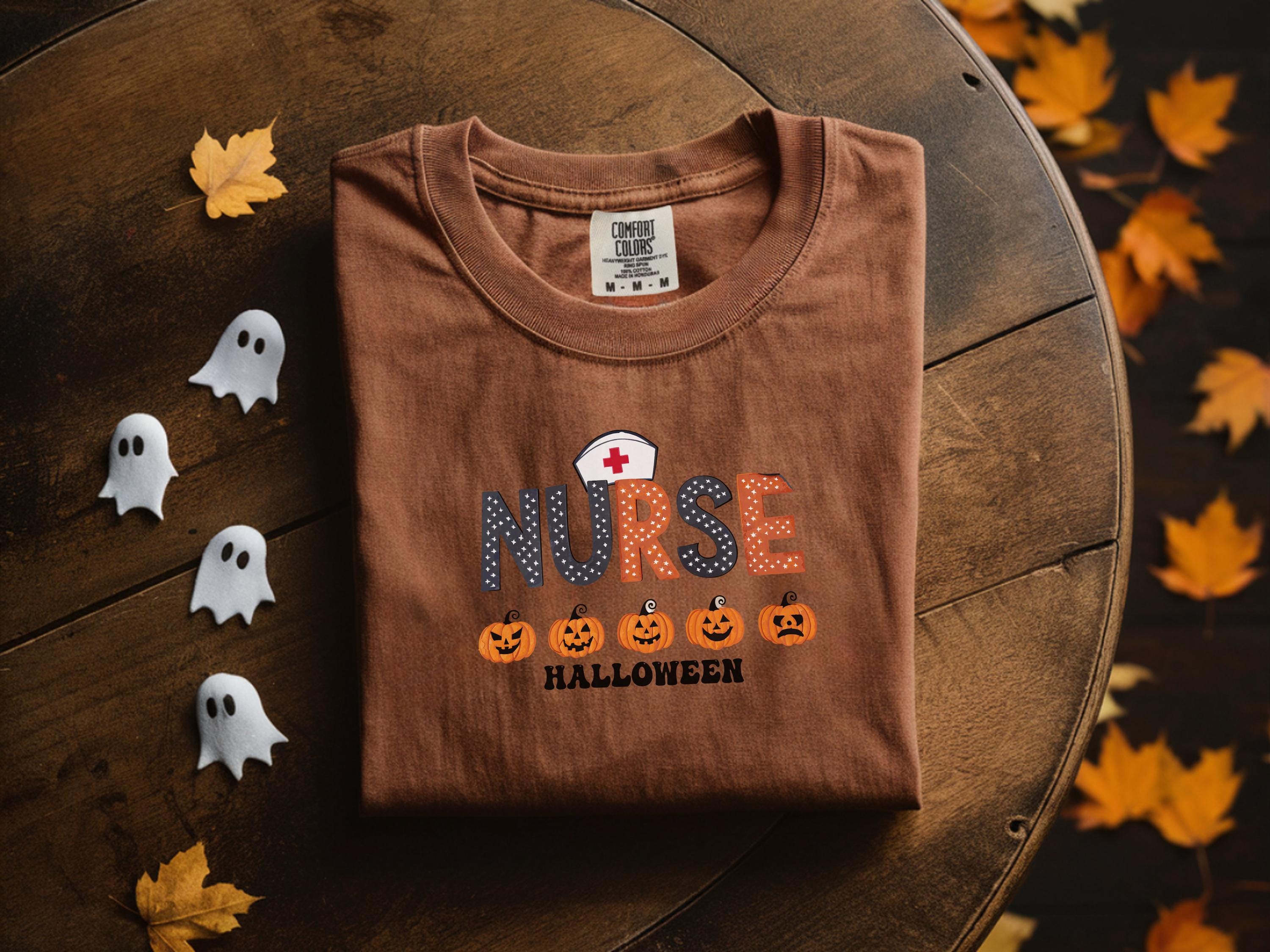 Halloween Nurse Shirt, Spooky Eyeball RN Tee, Funny Medical Halloween Sweatshirt, Creepy Fall Nurse Outfit, Gift for Nurse, RN Apparel