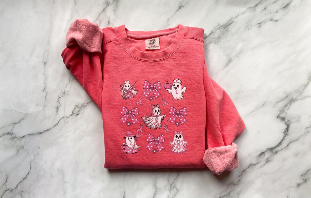 Cute Pink Halloween Nurs Shirt, Spooky Halloween Nurse Sweatshirt, Nurse  Tee, Halloween Gift Gift for nurse, Cute ghosts, Gift for nurse