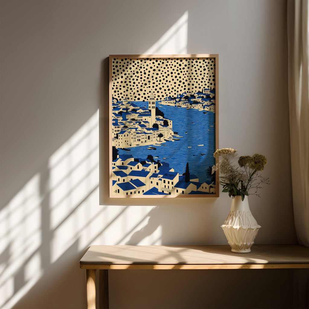 Split Croatia Wall Art Print, Pop Art Modern Large Size Poster Travel Gift Canvas