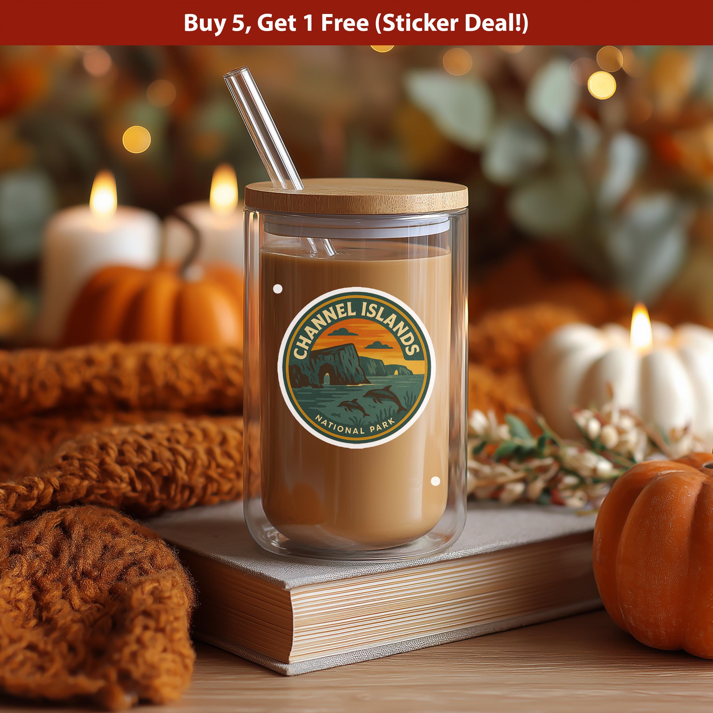 Channel Islands National Park Sticker, Retro Vinyl Waterproof Decal, Vintage USA Travel Collection