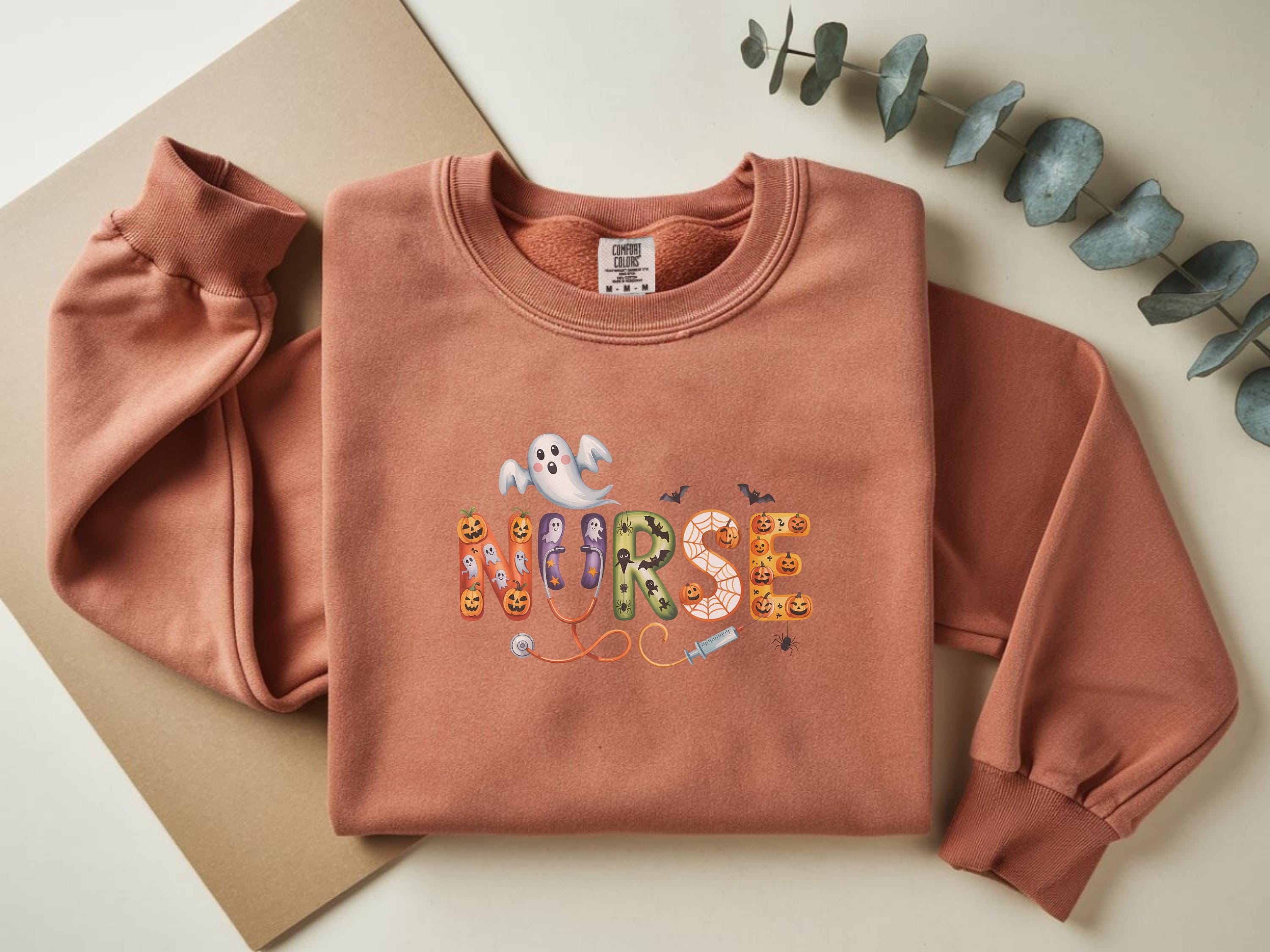 Stylish Nurse Halloween Shirt Boo Boo Crew Shirt, Halloween Shirt for Nurses, Nurse Halloween Sweater, Cute Nurse Tee Gift for nurse, Cute g