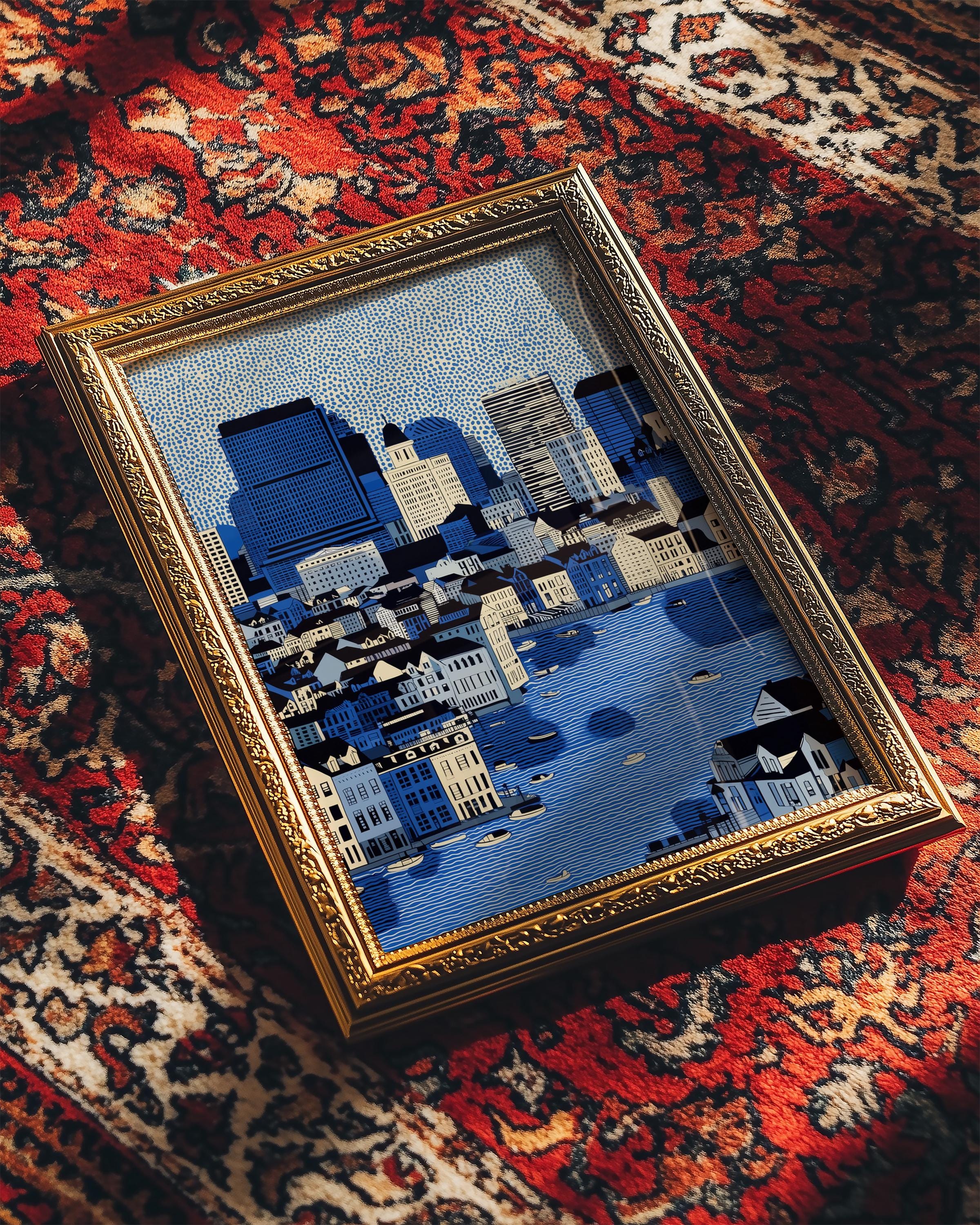 Baltimore Maryland Print, Pop Art Modern Wall Art Poster Travel gift