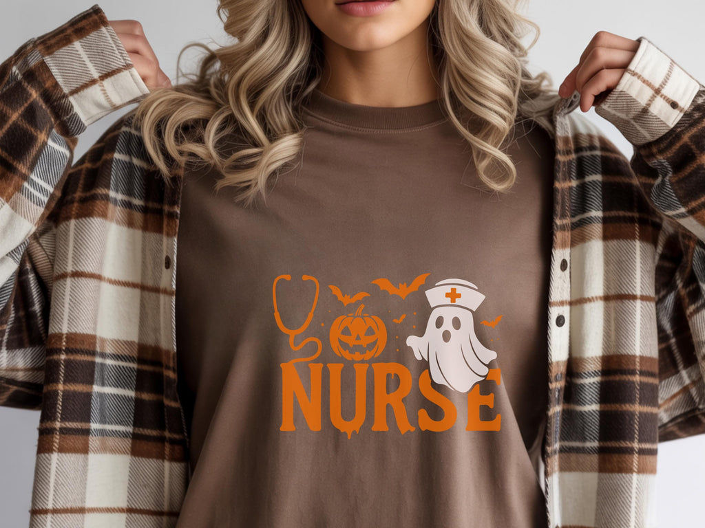 Nurse Halloween retro shirt, Halloween Sweatshirt, Gift for Nurse, Helathcare workers, Fall Spooky vibe, Funny Retro Spooky Season