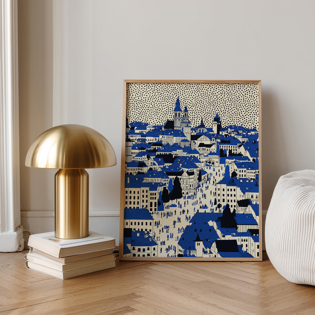 Krakow Poland Print, Pop Art Modern Wall Art Poster Polish Travel gift