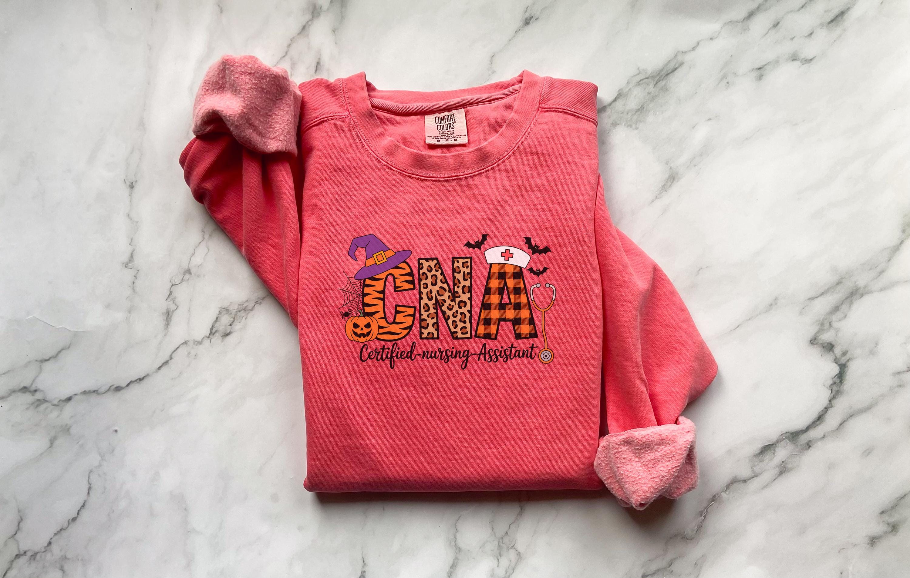 Halloween CNA Sweatshirt, Spooky Nurse Outfit