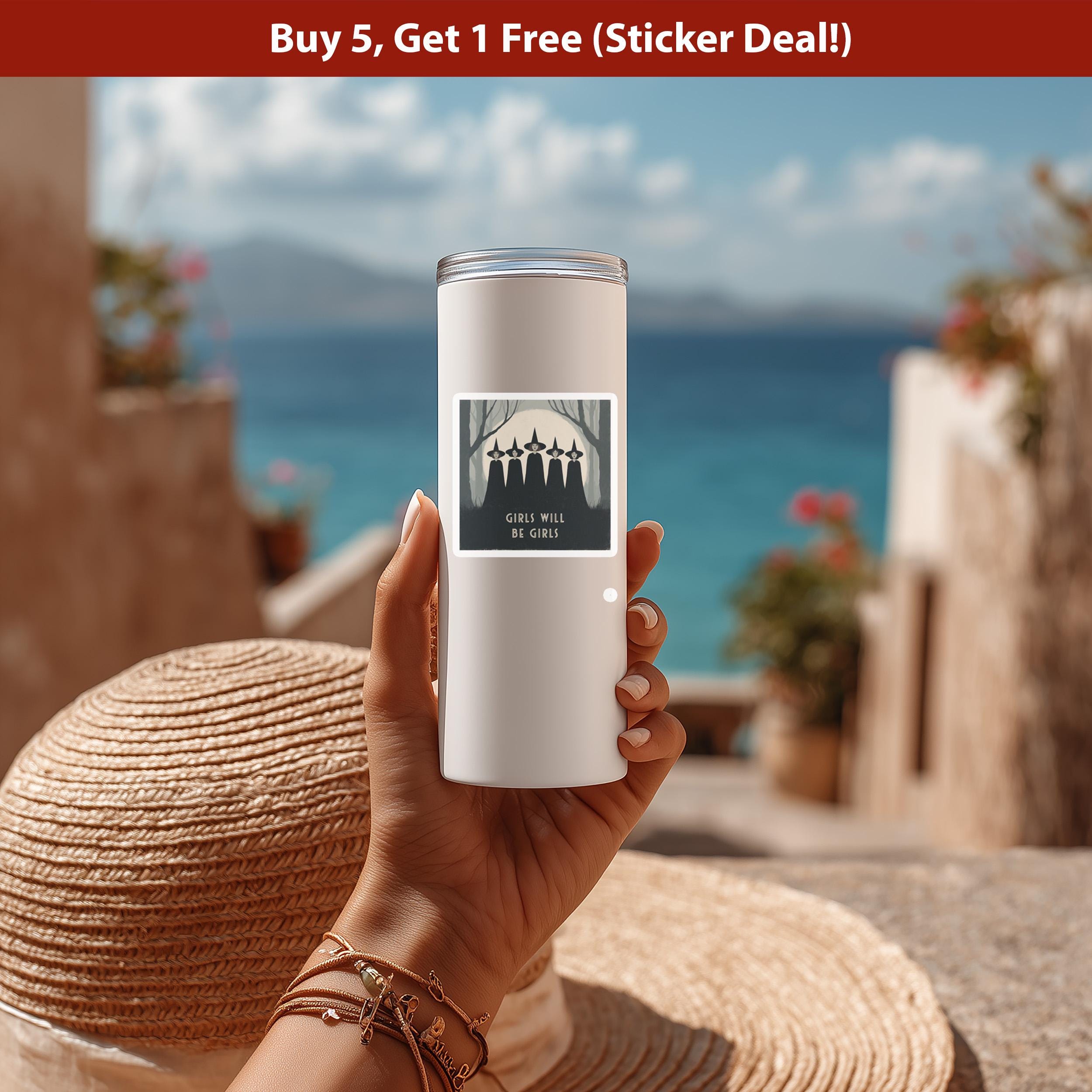 Girls Will Be Girls Sticker, Witchcraft Dark Academia Coven Vinyl Decal