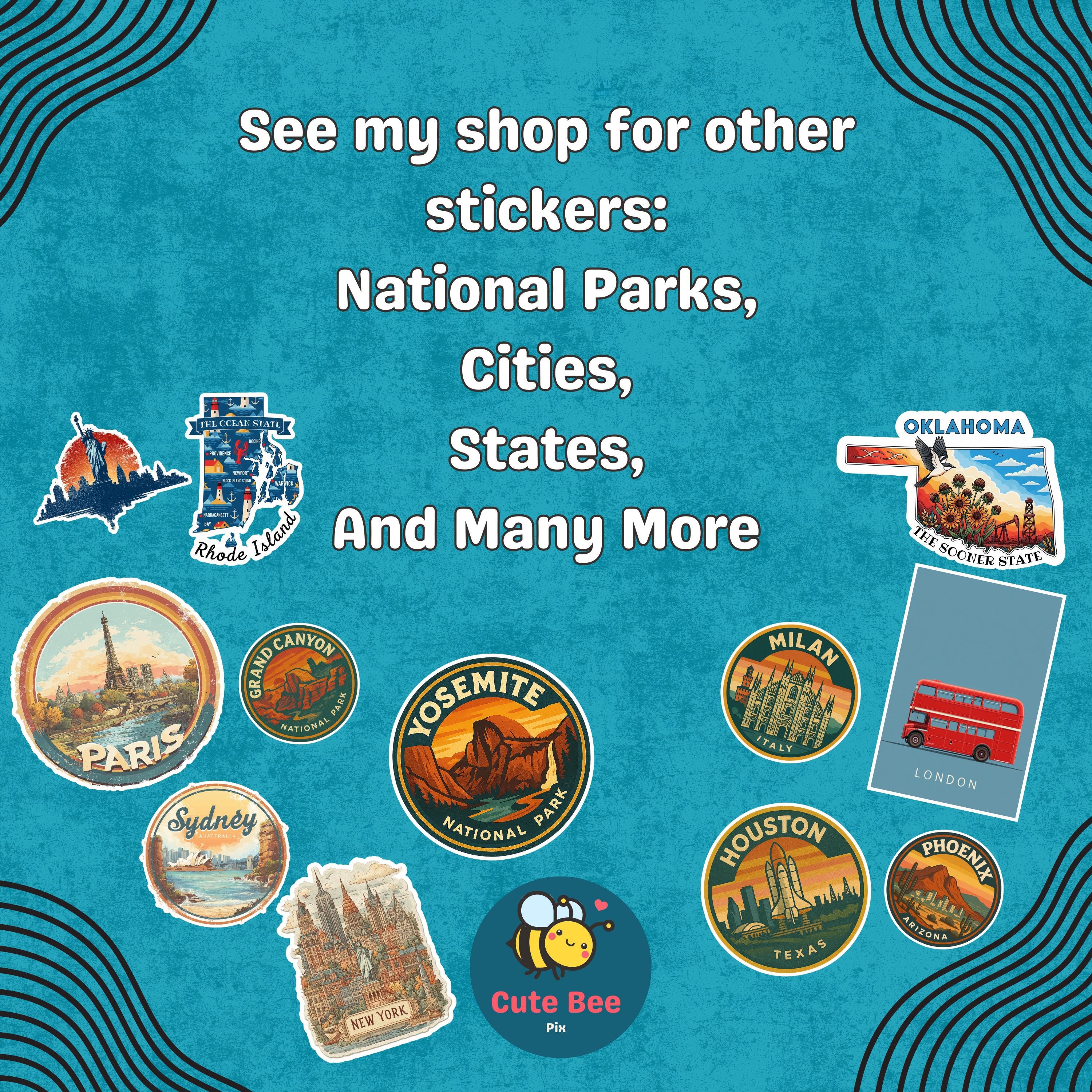 Voyageurs National Park Car Sticker, Retro Vinyl Decal Bumper Sticker, Vintage Waterproof Camping