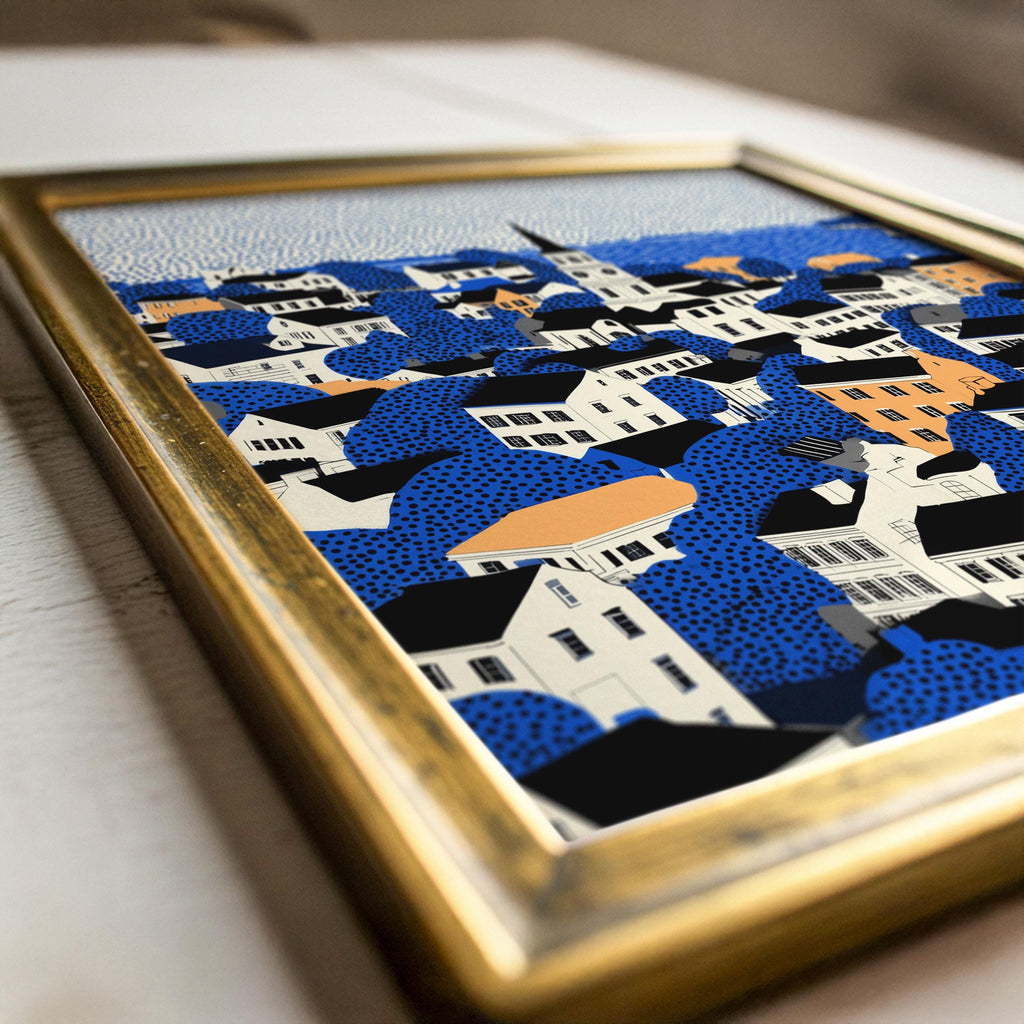 Charleston Print South Carolina, Pop Art Modern Wall Art Poster Travel gift