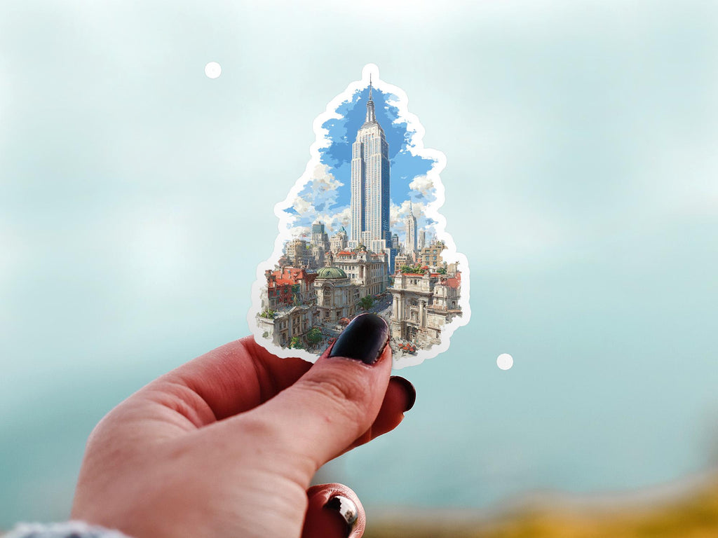 Empire State Building Sticker: New York City Vinyl Decal