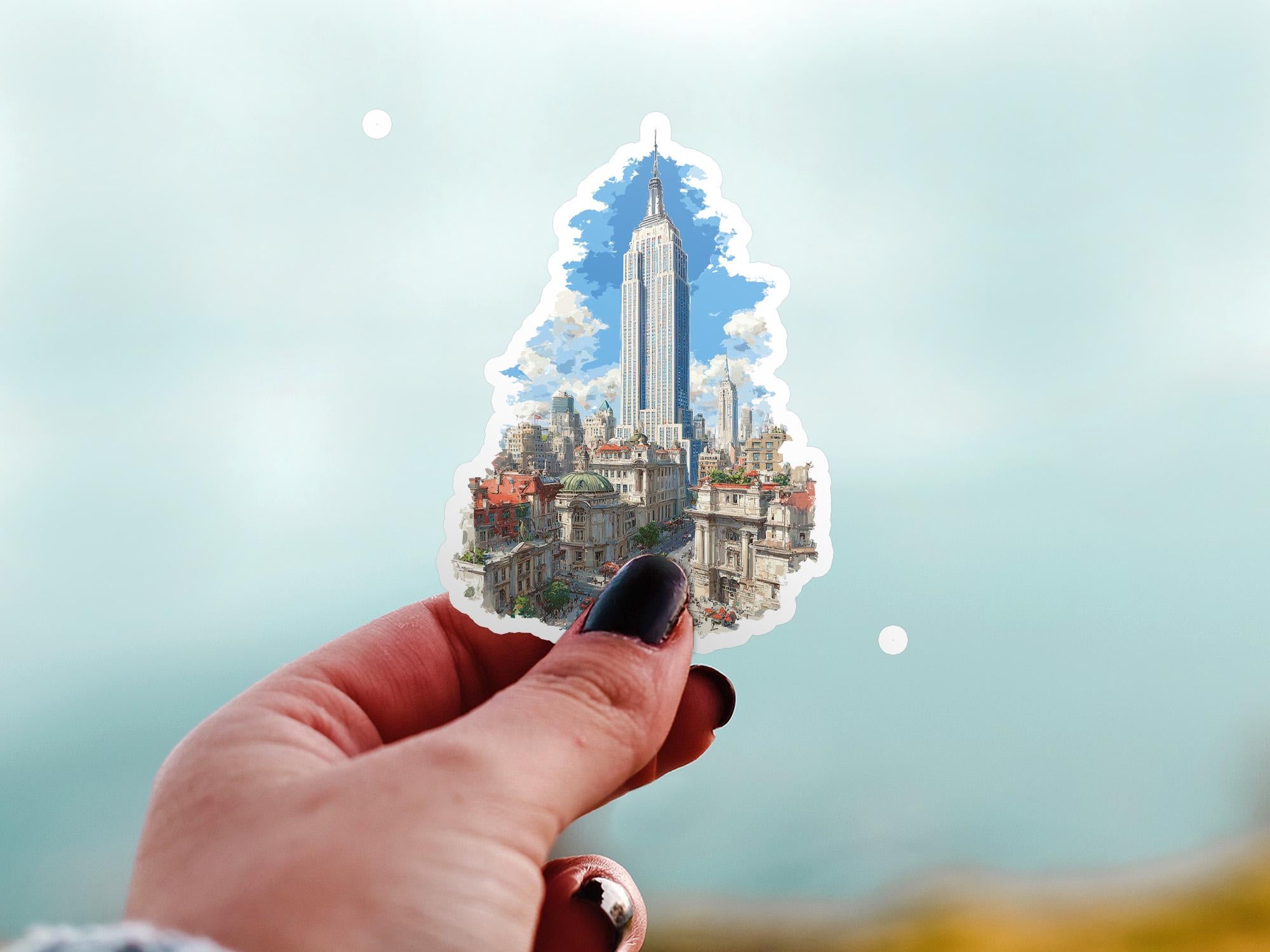 Empire State Building Sticker: New York City Vinyl Decal