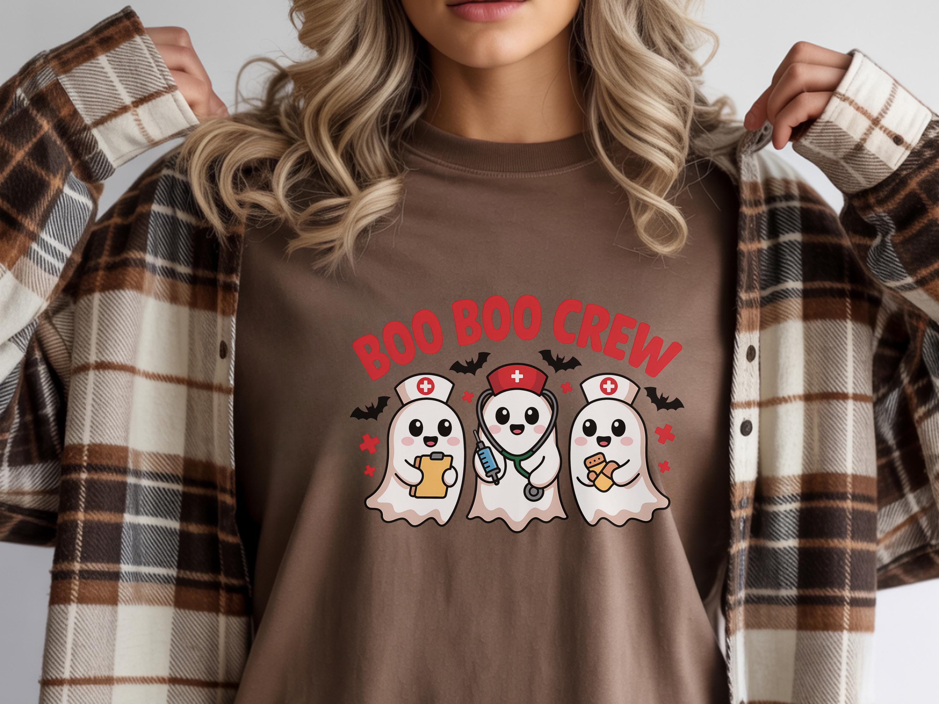 Boo Boo Crew Nurse Halloween Sweatshirt: Spooky Season Medical Shirt