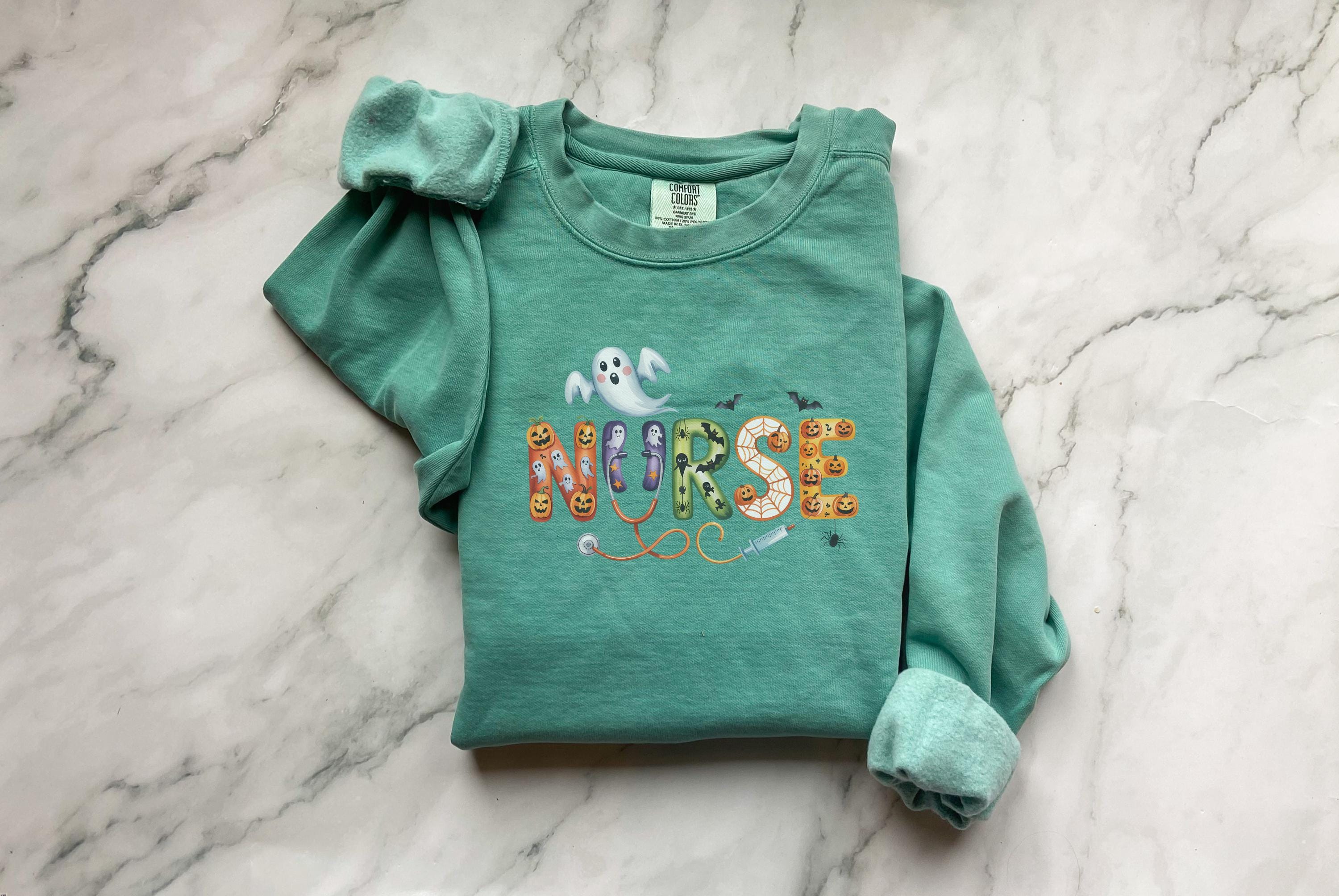 Stylish Nurse Halloween Shirt Boo Boo Crew Shirt, Halloween Shirt for Nurses, Nurse Halloween Sweater, Cute Nurse Tee Gift for nurse, Cute g
