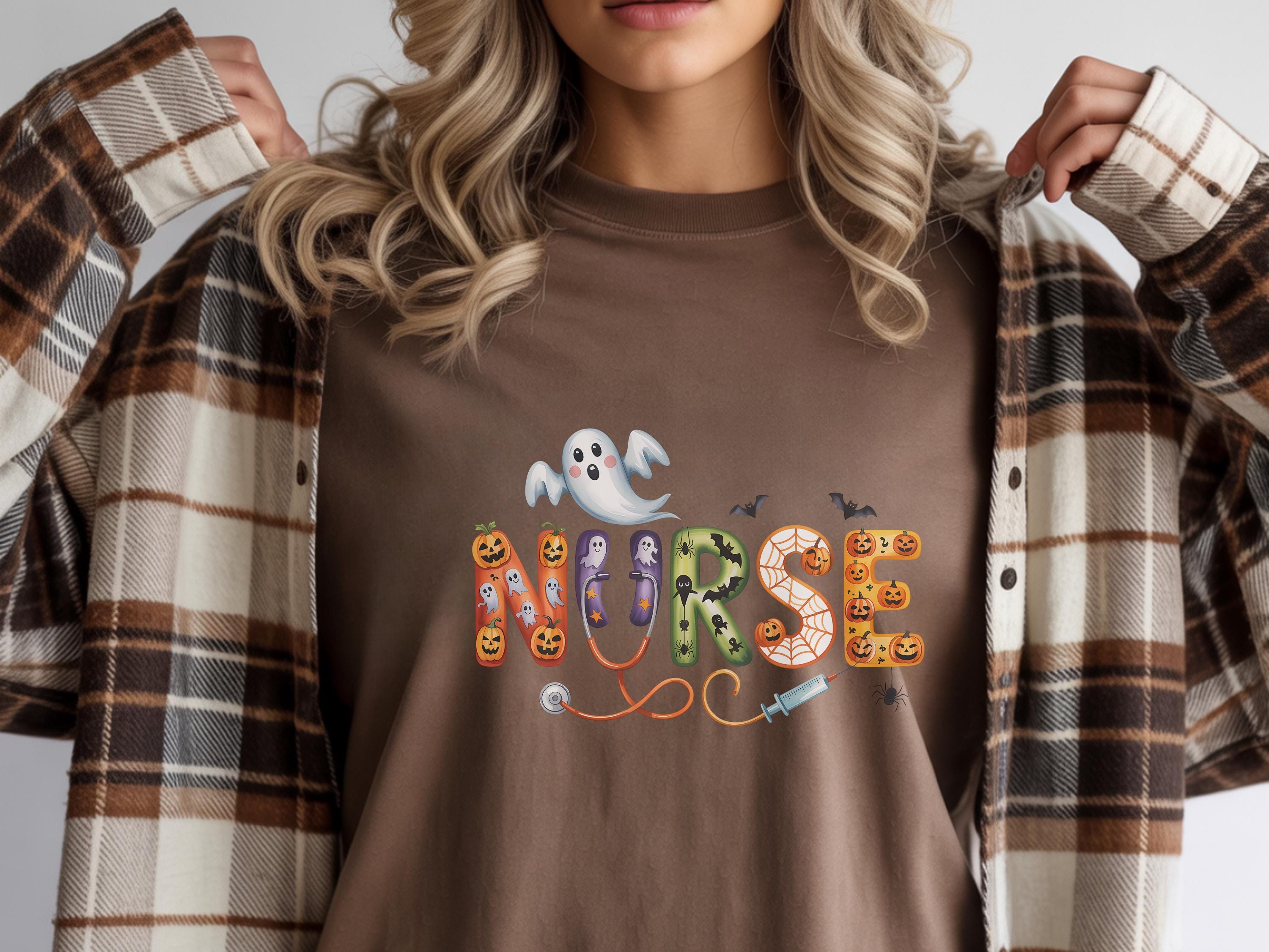 Stylish Nurse Halloween Shirt Boo Boo Crew Shirt, Halloween Shirt for Nurses, Nurse Halloween Sweater, Cute Nurse Tee Gift for nurse, Cute g