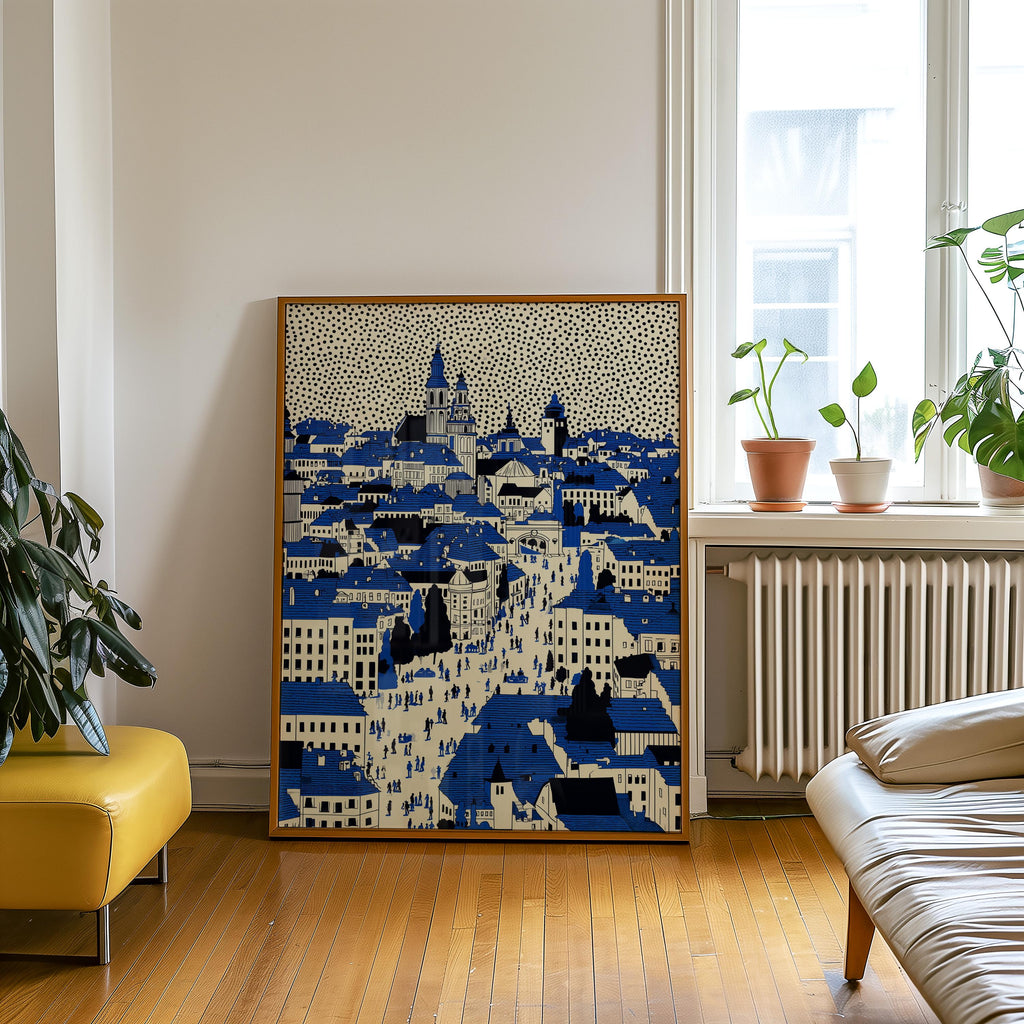 Krakow Poland Print, Pop Art Modern Wall Art Poster Polish Travel gift