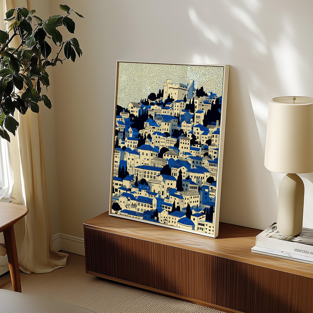 Dubrovnik Croatia Wall Art Print, Poster, Pop Art Modern Travel gift