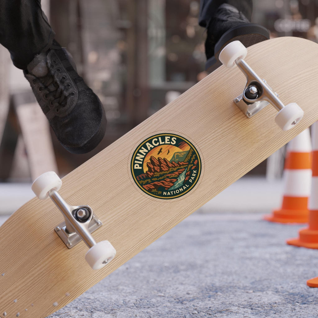 Pinnacles National Park Car Sticker, Retro Vinyl Decal Bumper Sticker, Vintage Waterproof Camping