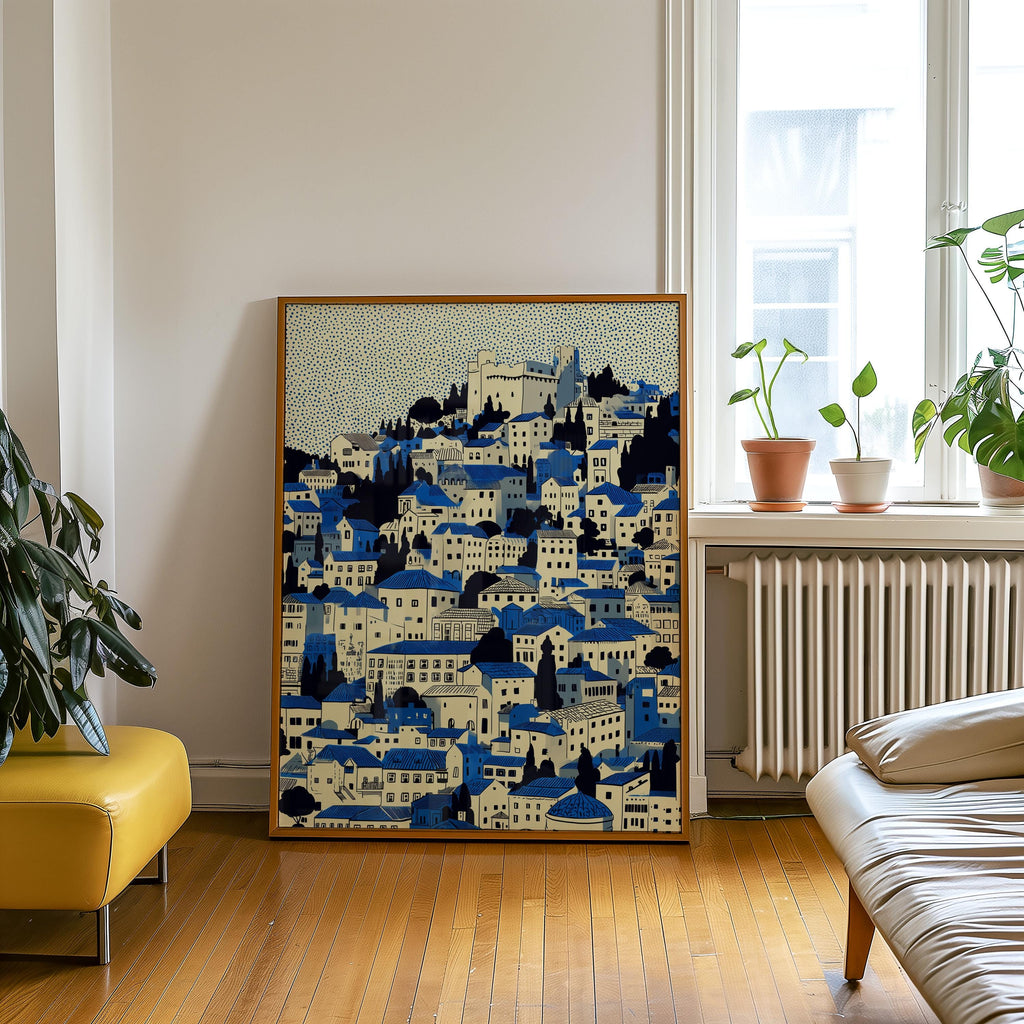 Dubrovnik Croatia Wall Art Print, Poster, Pop Art Modern Travel gift