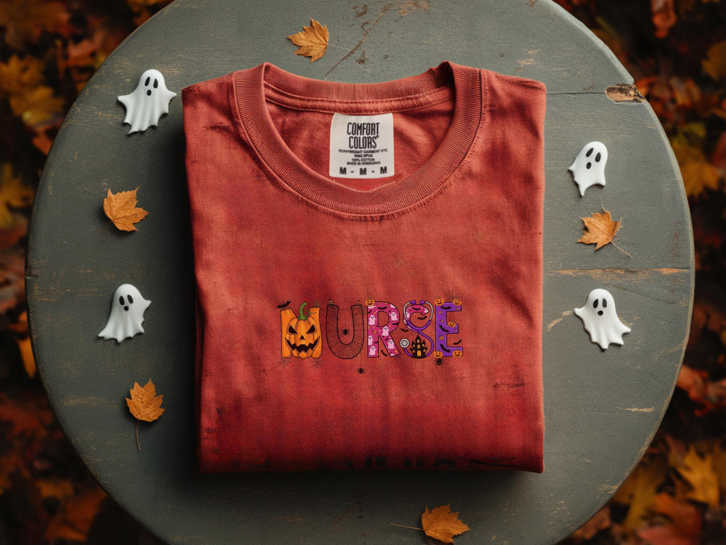 Cute RN Halloween Sweatshirt, Spooky Nurse Shirt, Halloween Nurse Sweatshirt, Nurse  Tee, Halloween Gift Gift for nurse, Cute ghosts