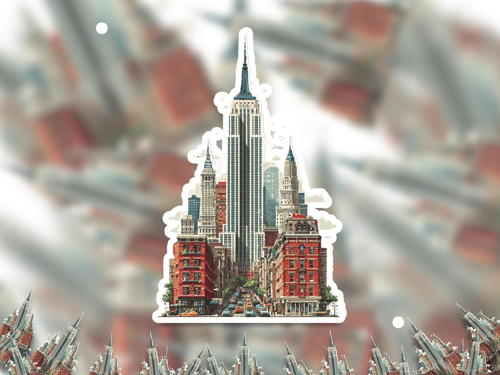 Empire State Building Sticker - New York Souvenir