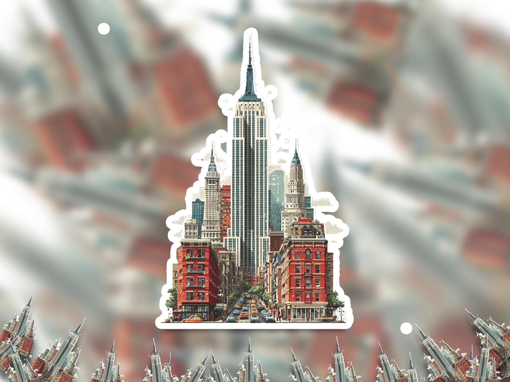 Empire State Building Sticker - New York Souvenir