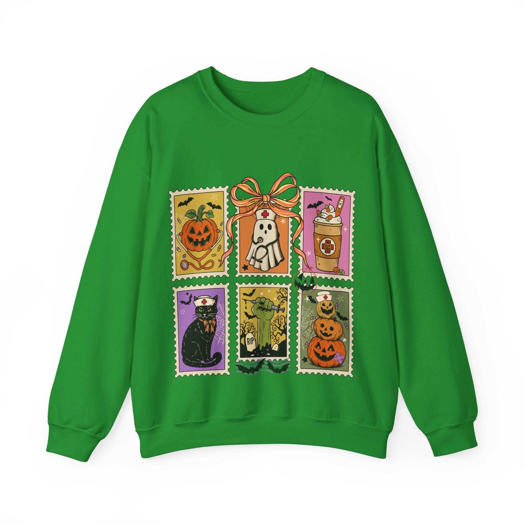 Halloween Nurse Sweatshirt: Spooky Season ER Crew Shirt