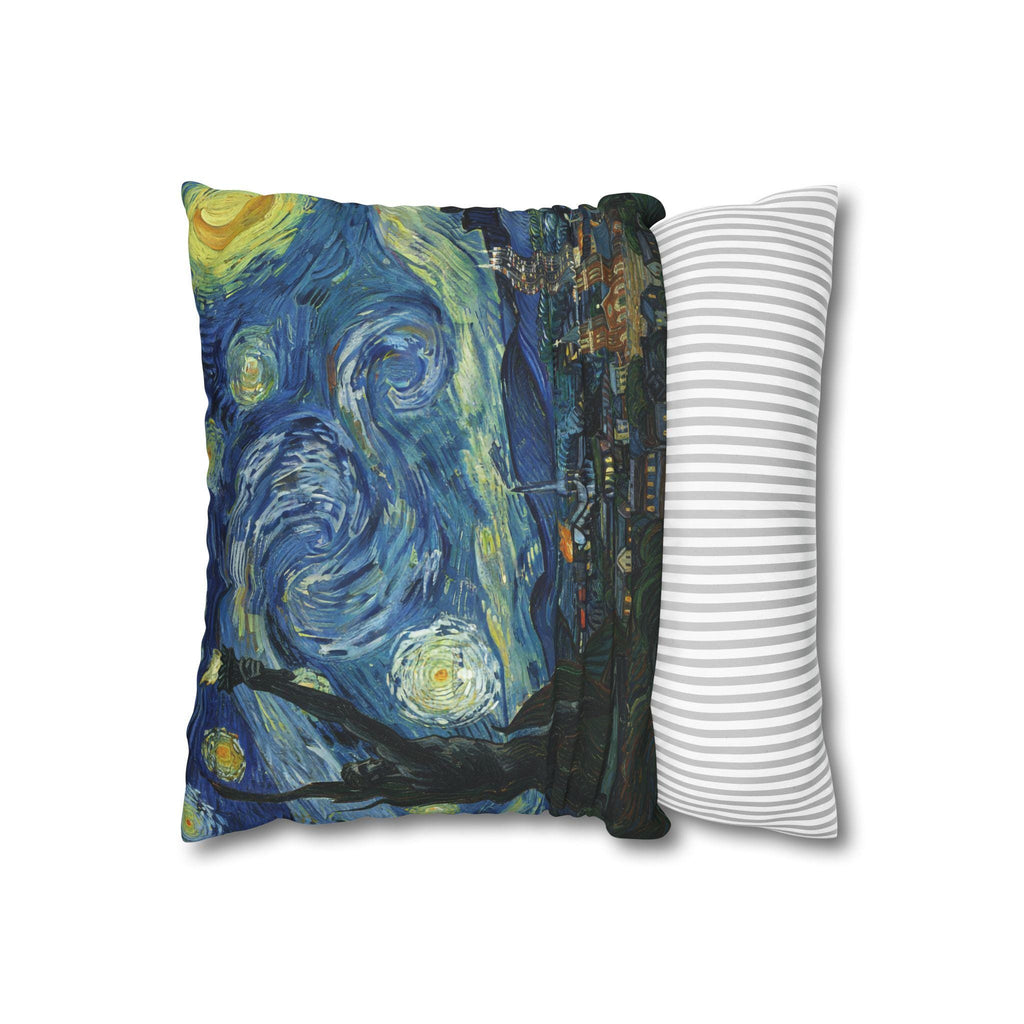Birmingham Alabama Pillowcase Starry Night, Van Gogh Throw Pillow Canvas Home Decor Gift