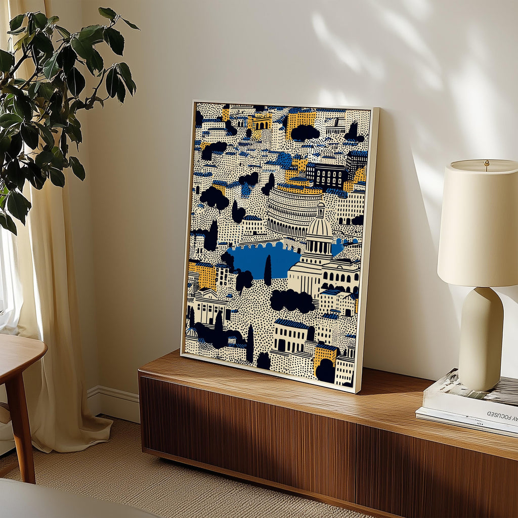 Rome Italy Wall Art Print, Pop Art Modern Poster Travel gift