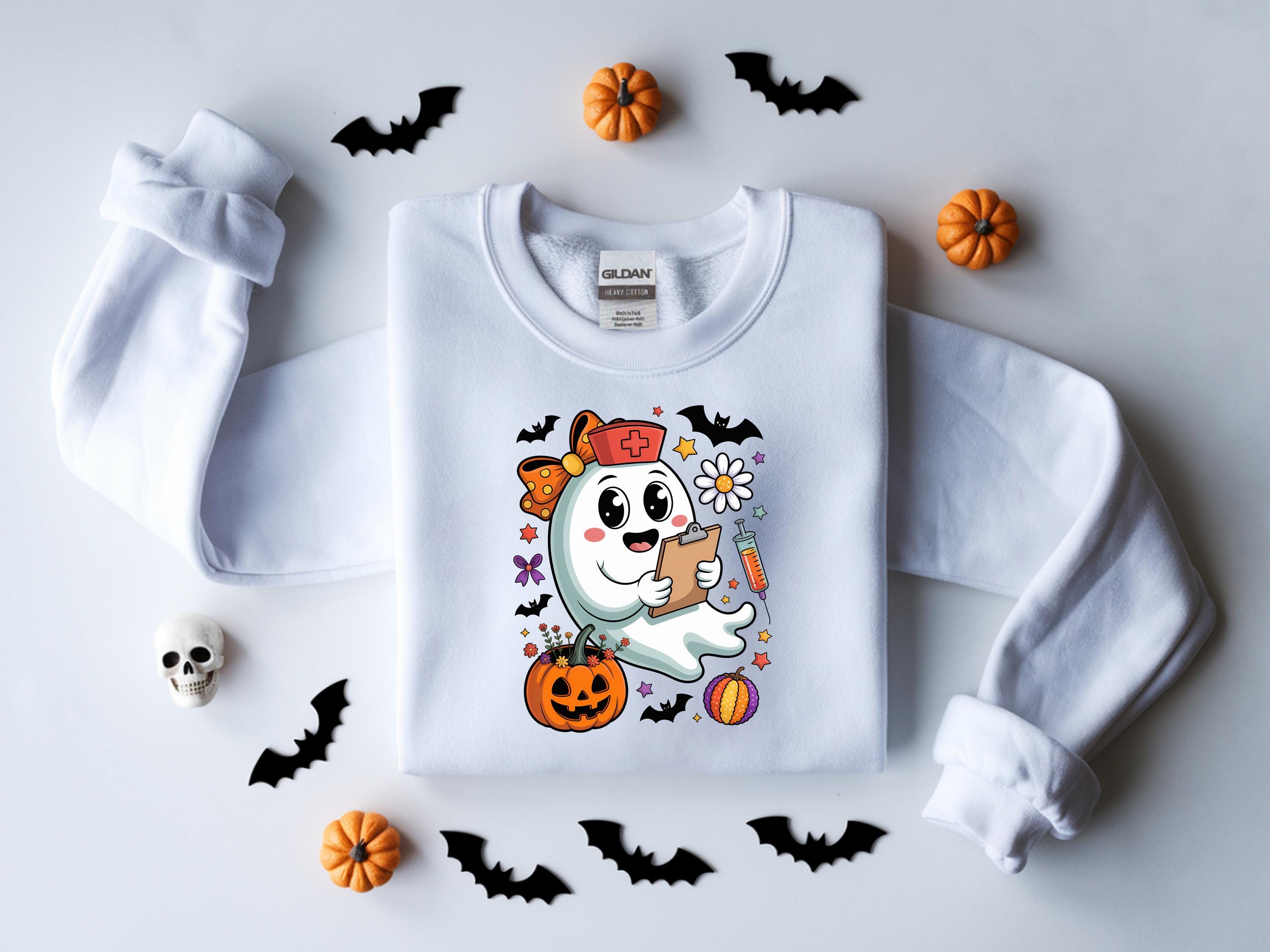 Nurse Halloween Sweatshirt, ER Crew , Nurse Life , Nurse Halloween , Halloween Gift For Nurse, Nurse , Halloween Nurse