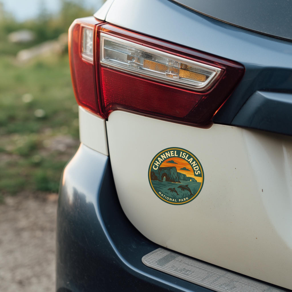 Channel Islands National Park Car Sticker, Retro Vinyl Decal Bumper Sticker, Vintage Waterproof Camping