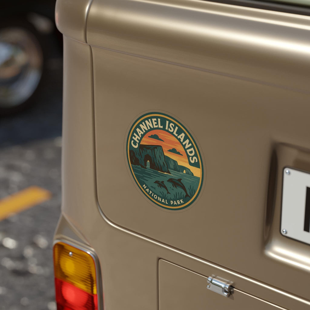 Channel Islands National Park Car Sticker, Retro Vinyl Decal Bumper Sticker, Vintage Waterproof Camping