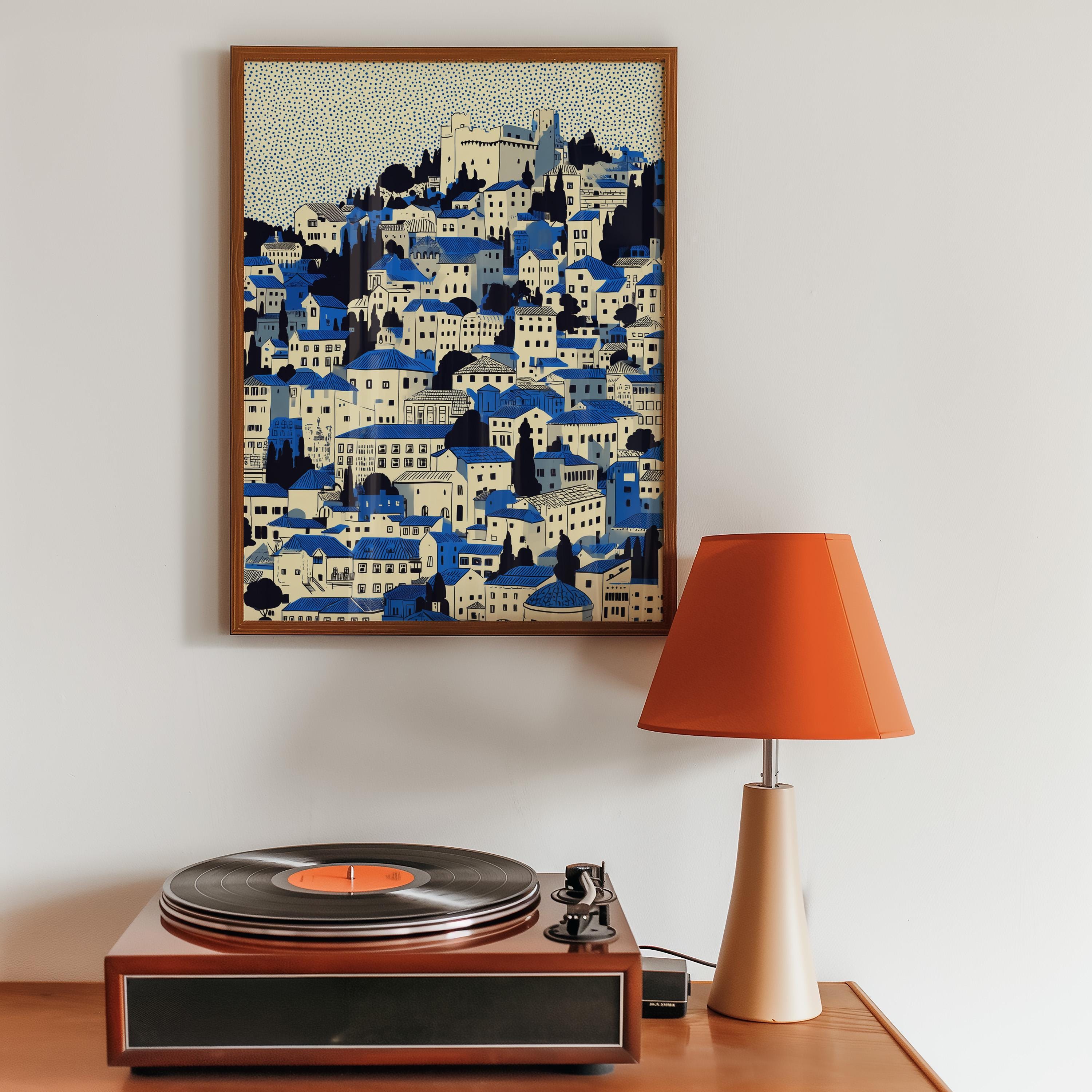 Dubrovnik Croatia Wall Art Print, Poster, Pop Art Modern Travel gift