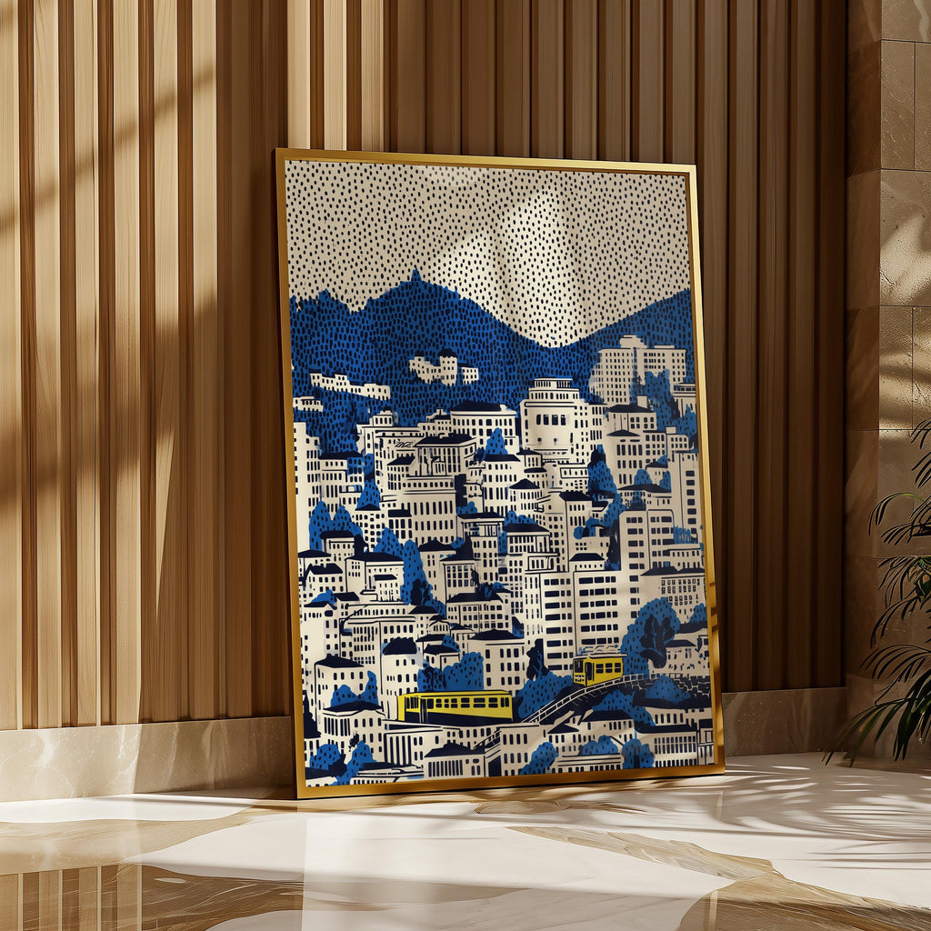 Wellington New Zealand Wall Art Print, Pop Art Modern Poster Travel gift