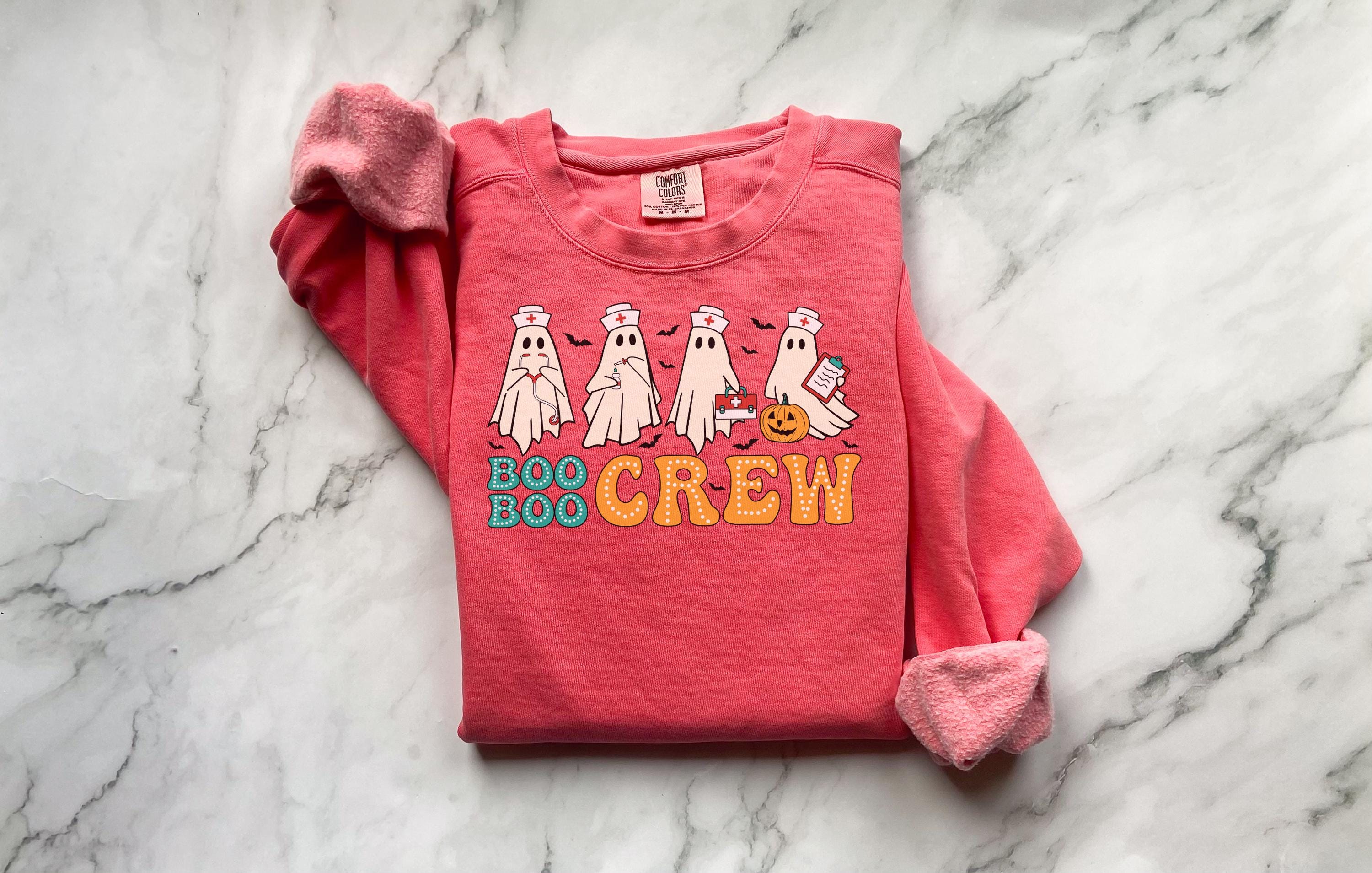 Boo Boo Crew Halloween Nurse Sweatshirt: Spooky Medical Shirt