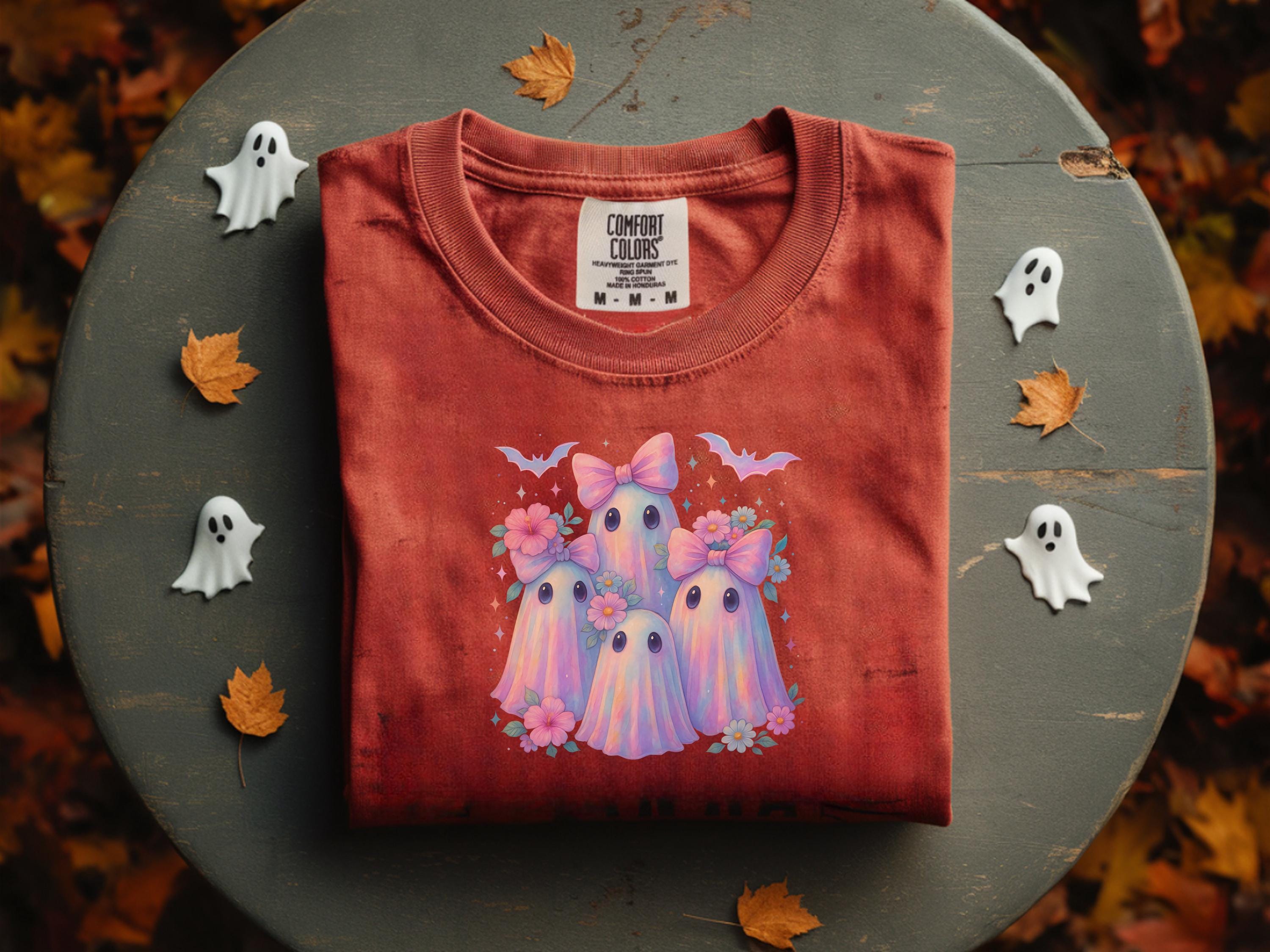 Cute ghosts Halloween Shirt Spooky Shirt, Halloween Sweatshirt, Fall Tee, Halloween Gift Gift for her him, Spooky Halloween, Gift for nurse