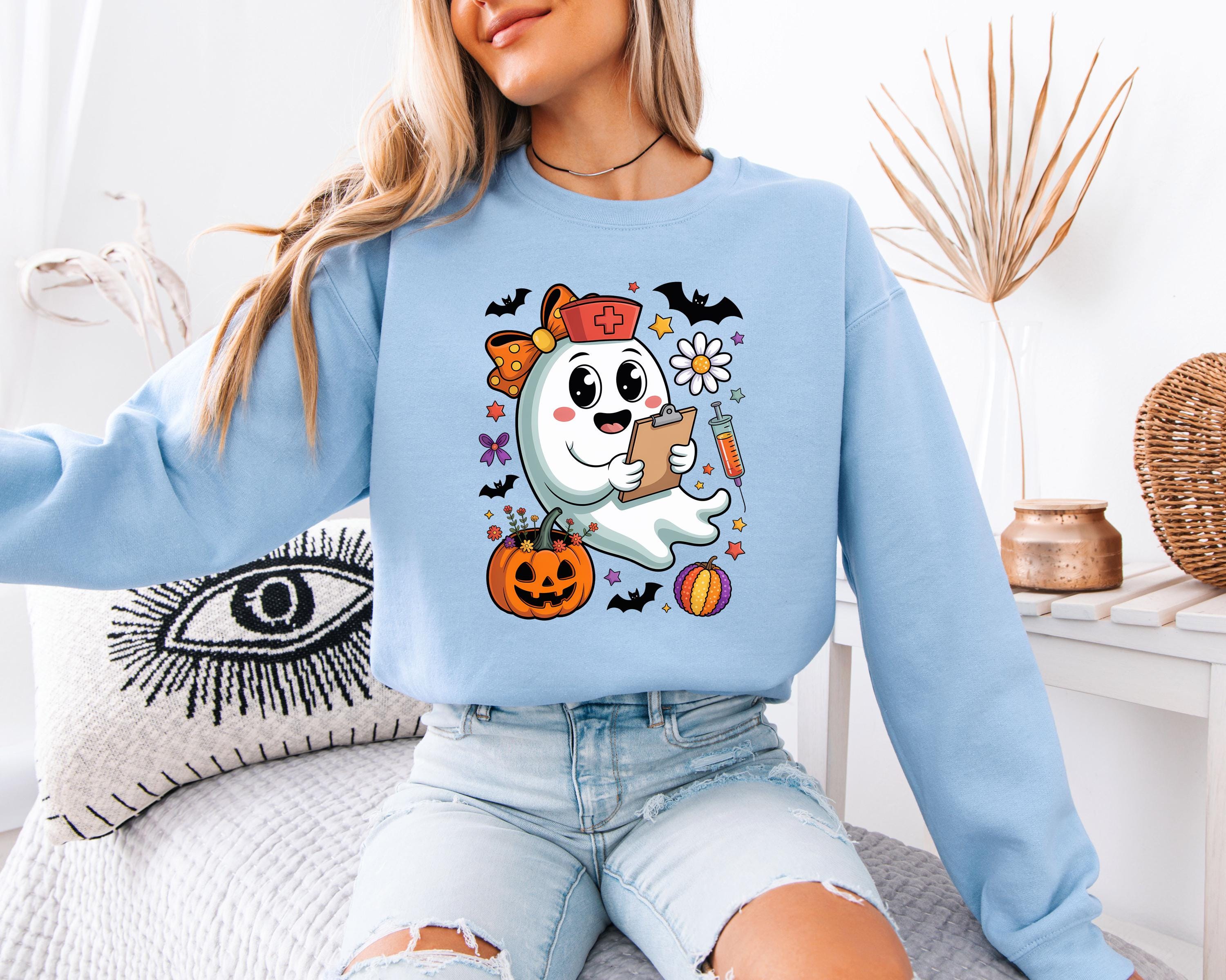 Nurse Halloween Sweatshirt, ER Crew , Nurse Life , Nurse Halloween , Halloween Gift For Nurse, Nurse , Halloween Nurse