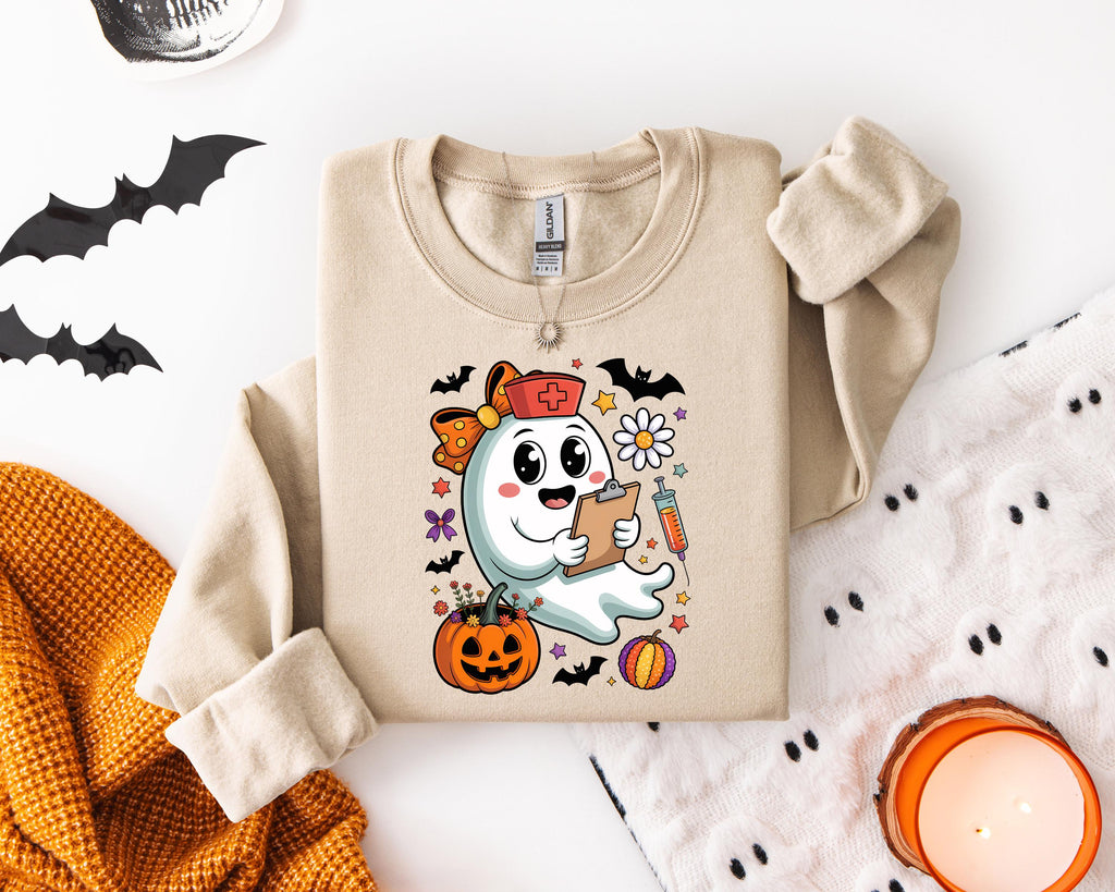 Nurse Halloween Sweatshirt, ER Crew , Nurse Life , Nurse Halloween , Halloween Gift For Nurse, Nurse , Halloween Nurse