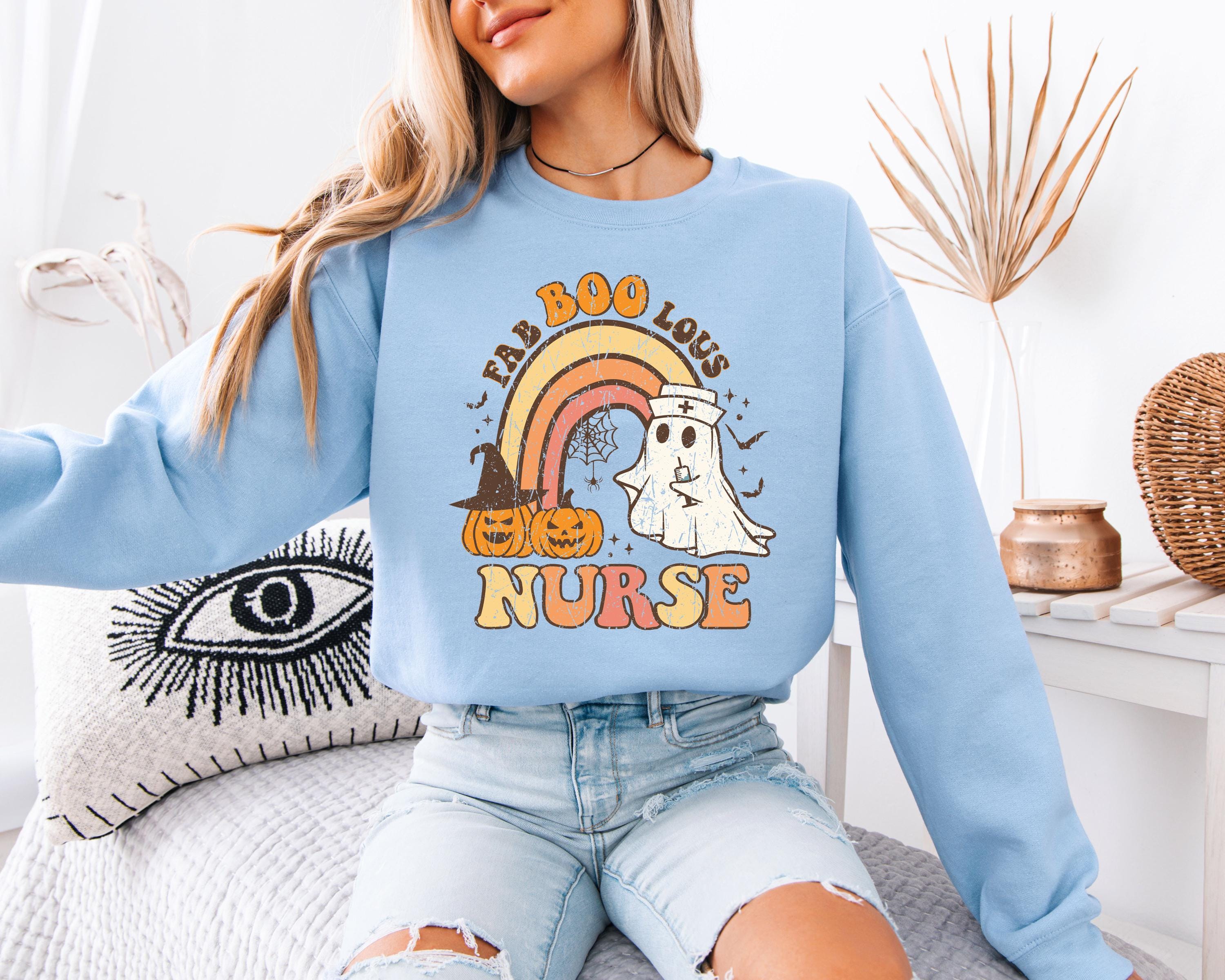Faboolous Nurse Halloween Sweatshirt Gift For Nurse Life, Nurse ER Crew Shirt, Nurse Health Professional Shirt Vintage style