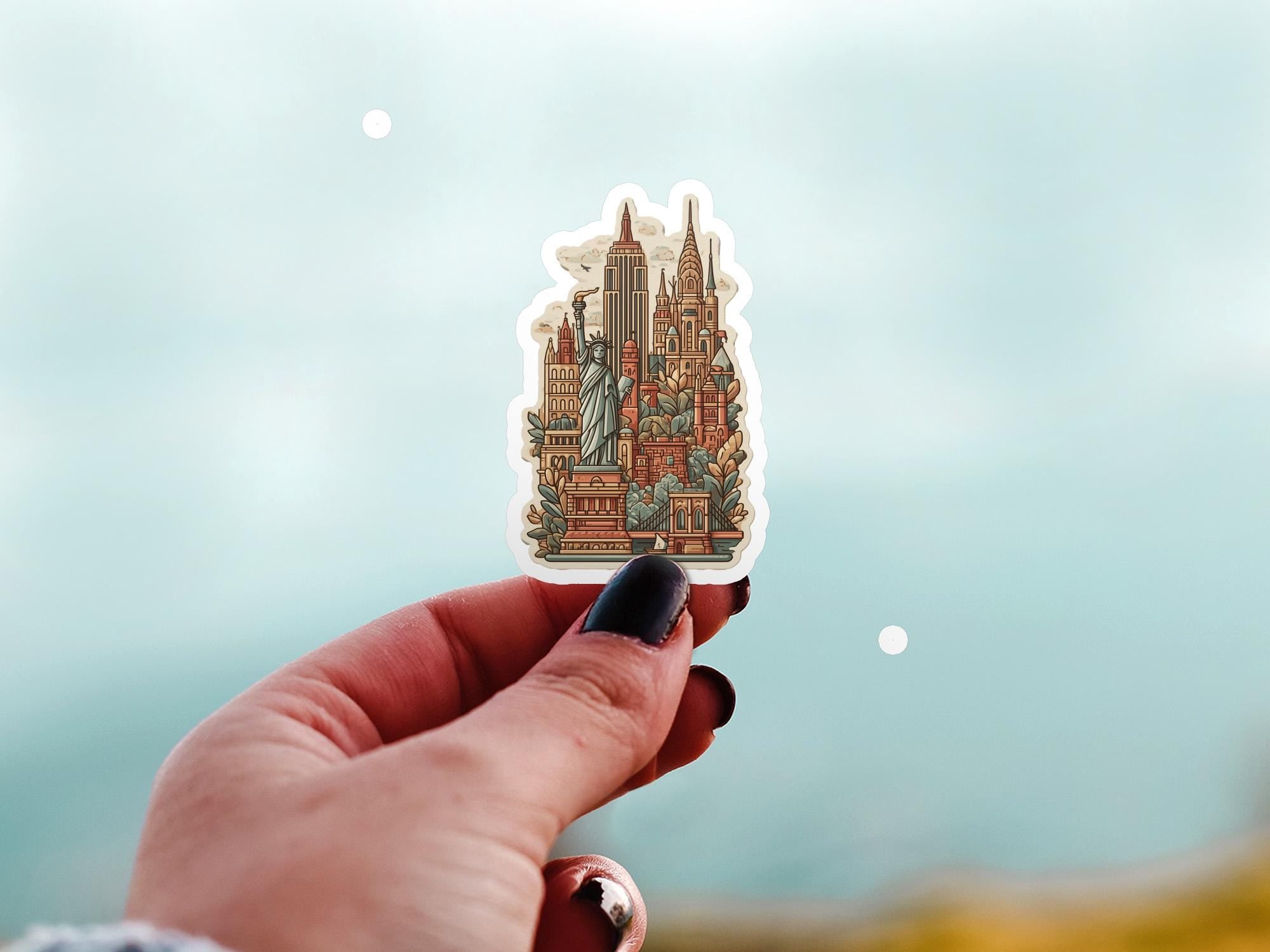 New York City Sticker Decals: Waterproof Vinyl for Laptop, Phone, Tumbler