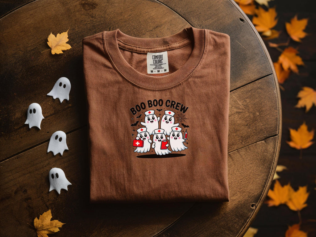 Cute Boo Boo Crew Halloween Nurse shirt, Medical crew Cute Ghost Sweatshirt, Funny Fall Spooky Season Gift for Nurse or Healthcare Worker