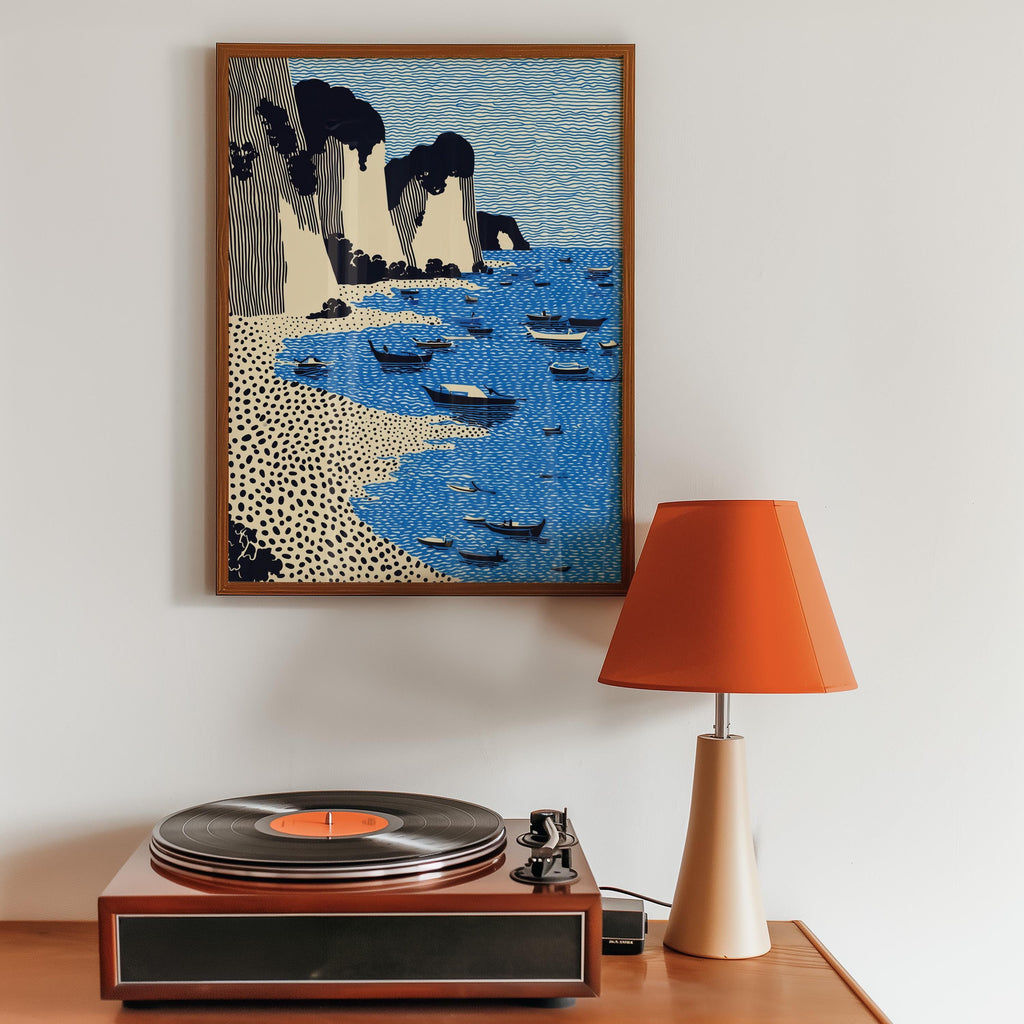 Phuket Wall Art, Thailand Beach Landscape Print, Coastal Large Size Poster Travel Gift Canvas