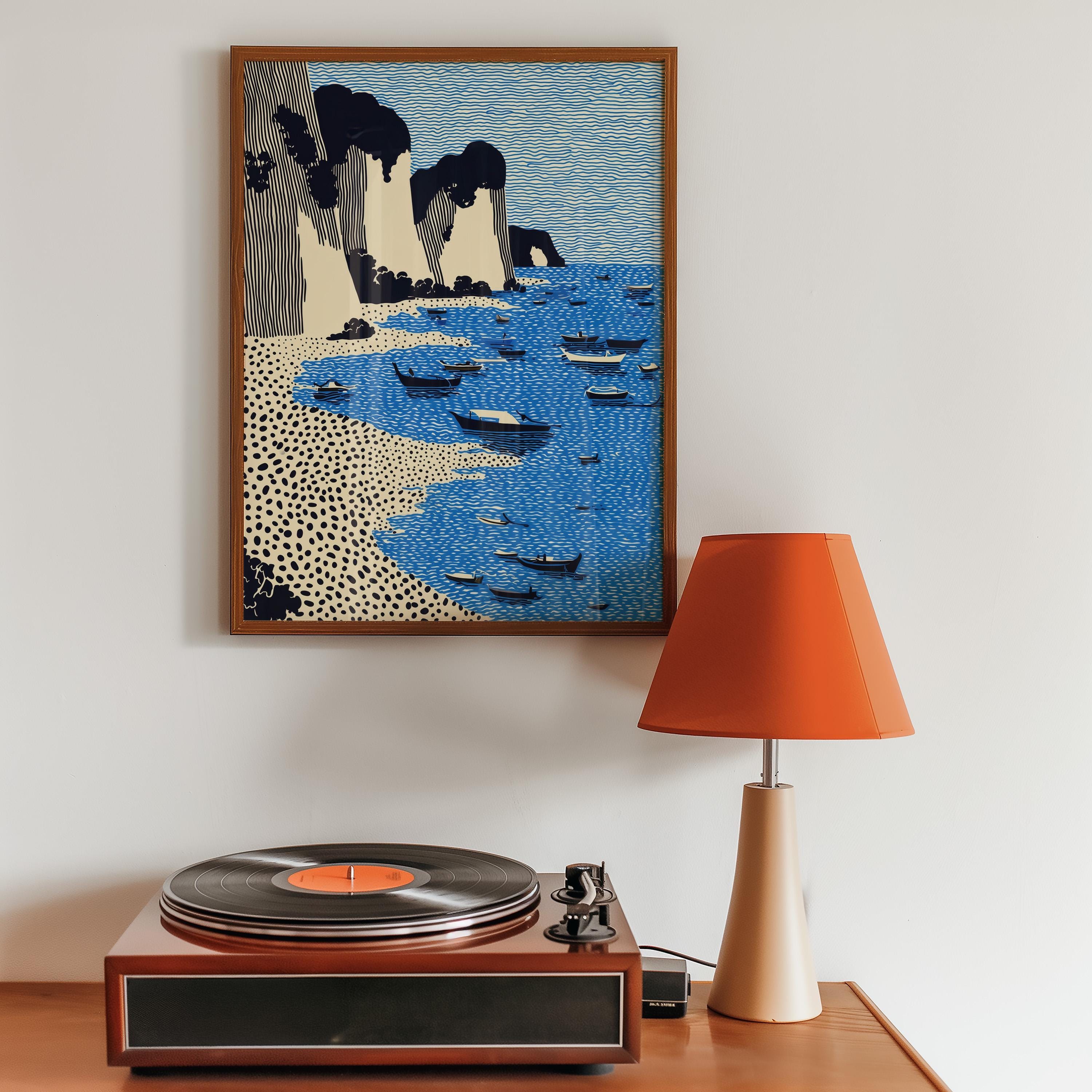Phuket Wall Art, Thailand Beach Landscape Print, Coastal Large Size Poster Travel Gift Canvas
