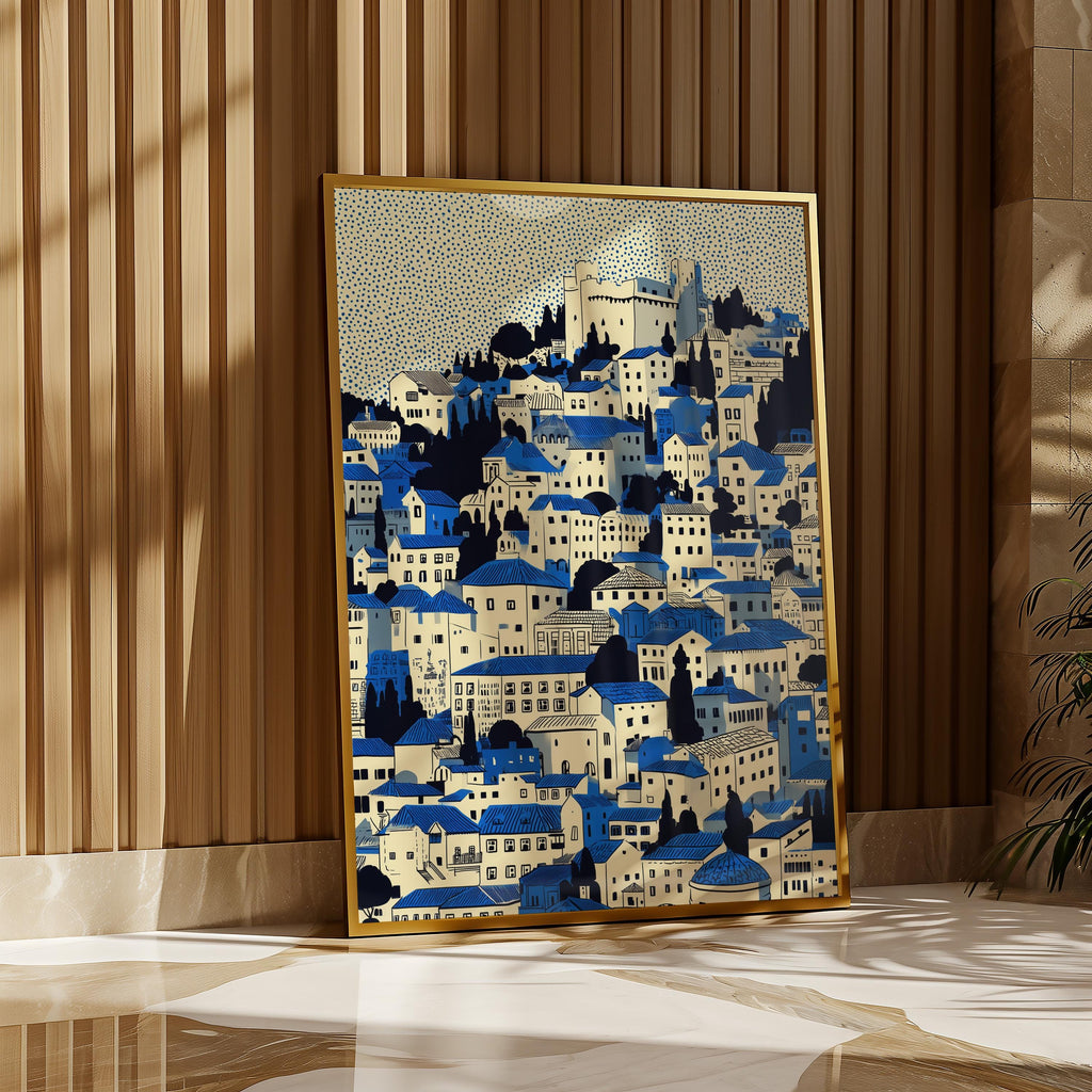 Dubrovnik Croatia Wall Art Print, Poster, Pop Art Modern Travel gift