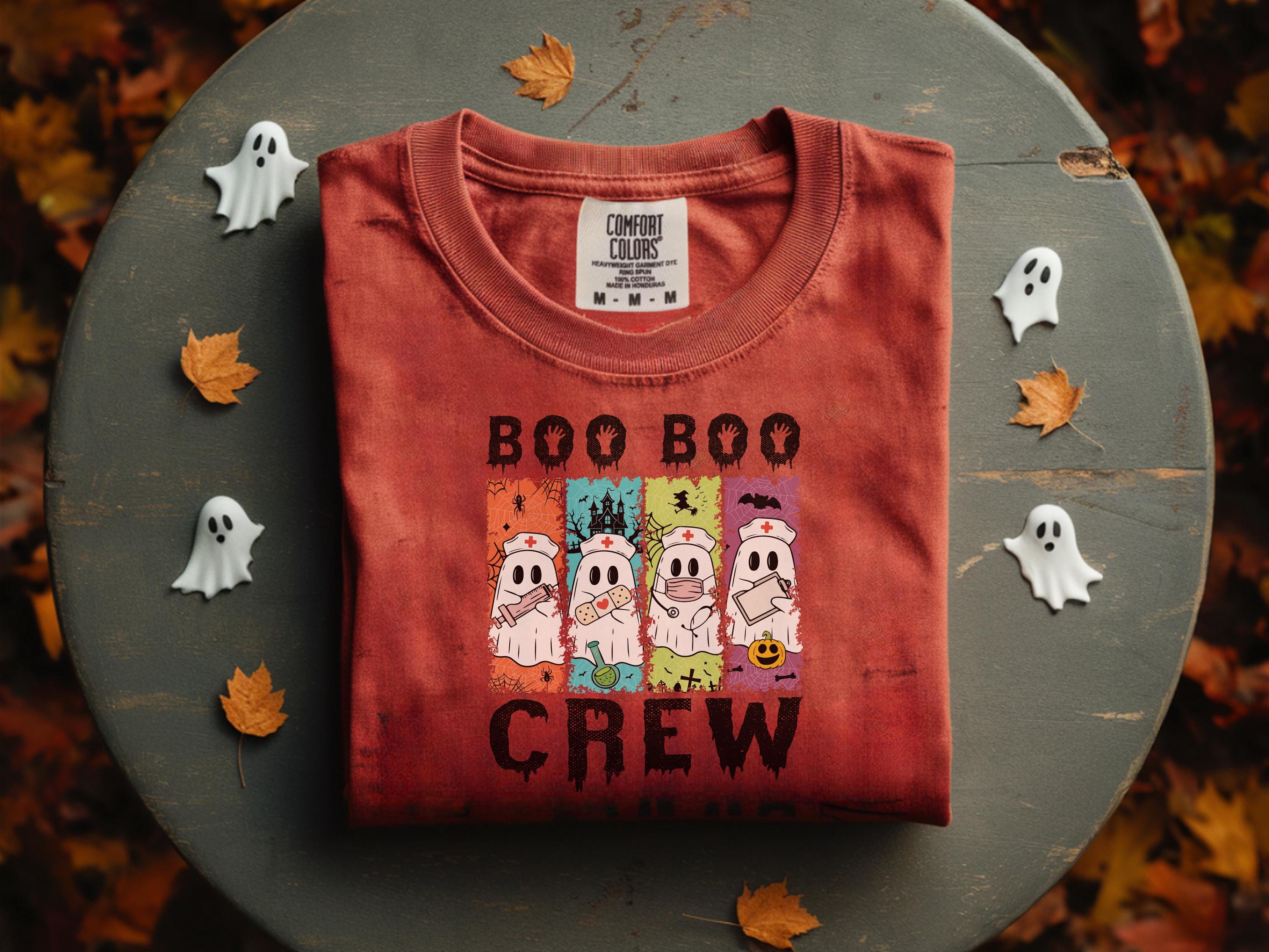 Boo Boo Crew Nurse Sweatshirt: Spooky Season Halloween Hoodie