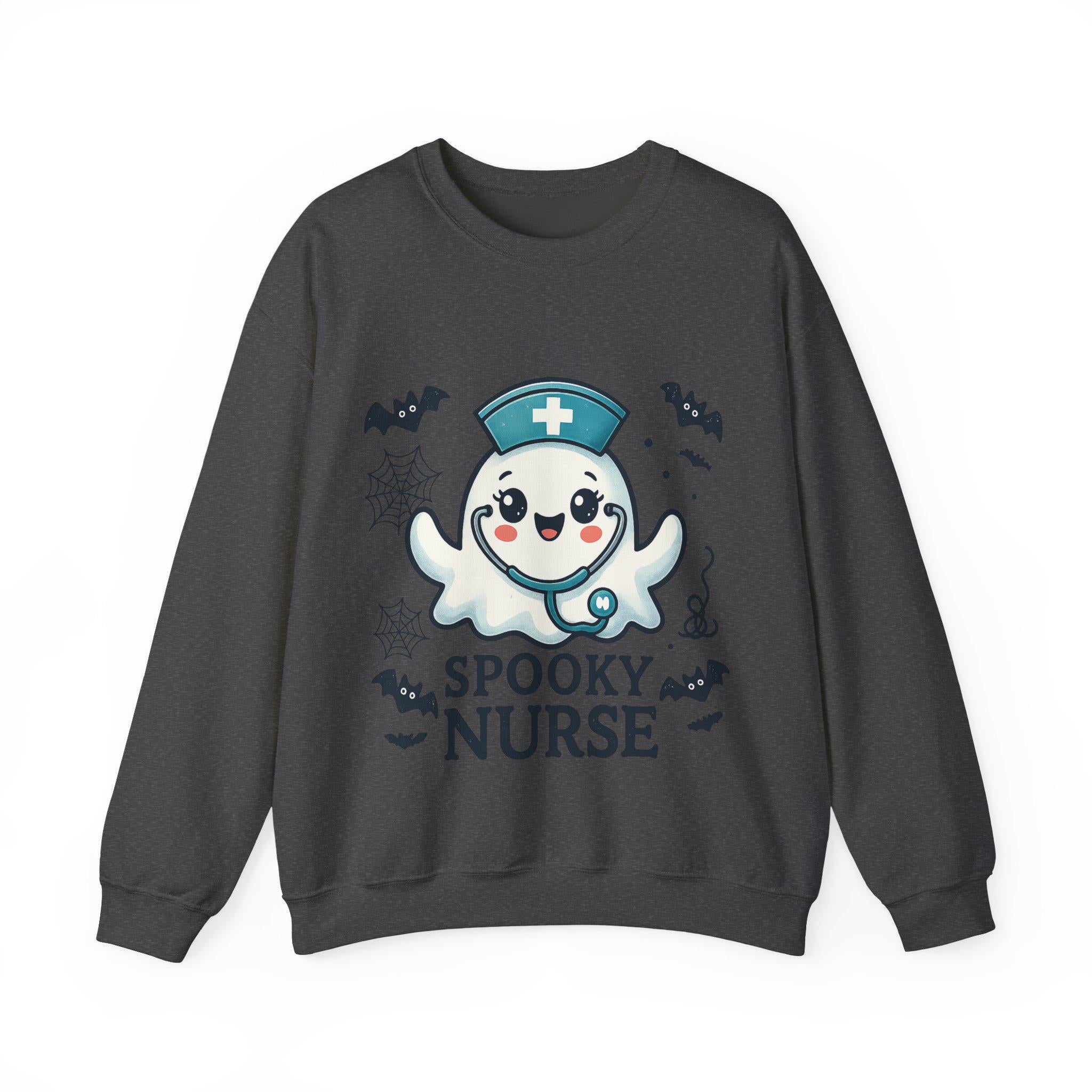 Spooky Nurse Halloween Sweatshirt, Halloween Gift For Nurse, Nurse , Nurse Hoodie, Nurse ER Crew , Nurse , Nurse Life