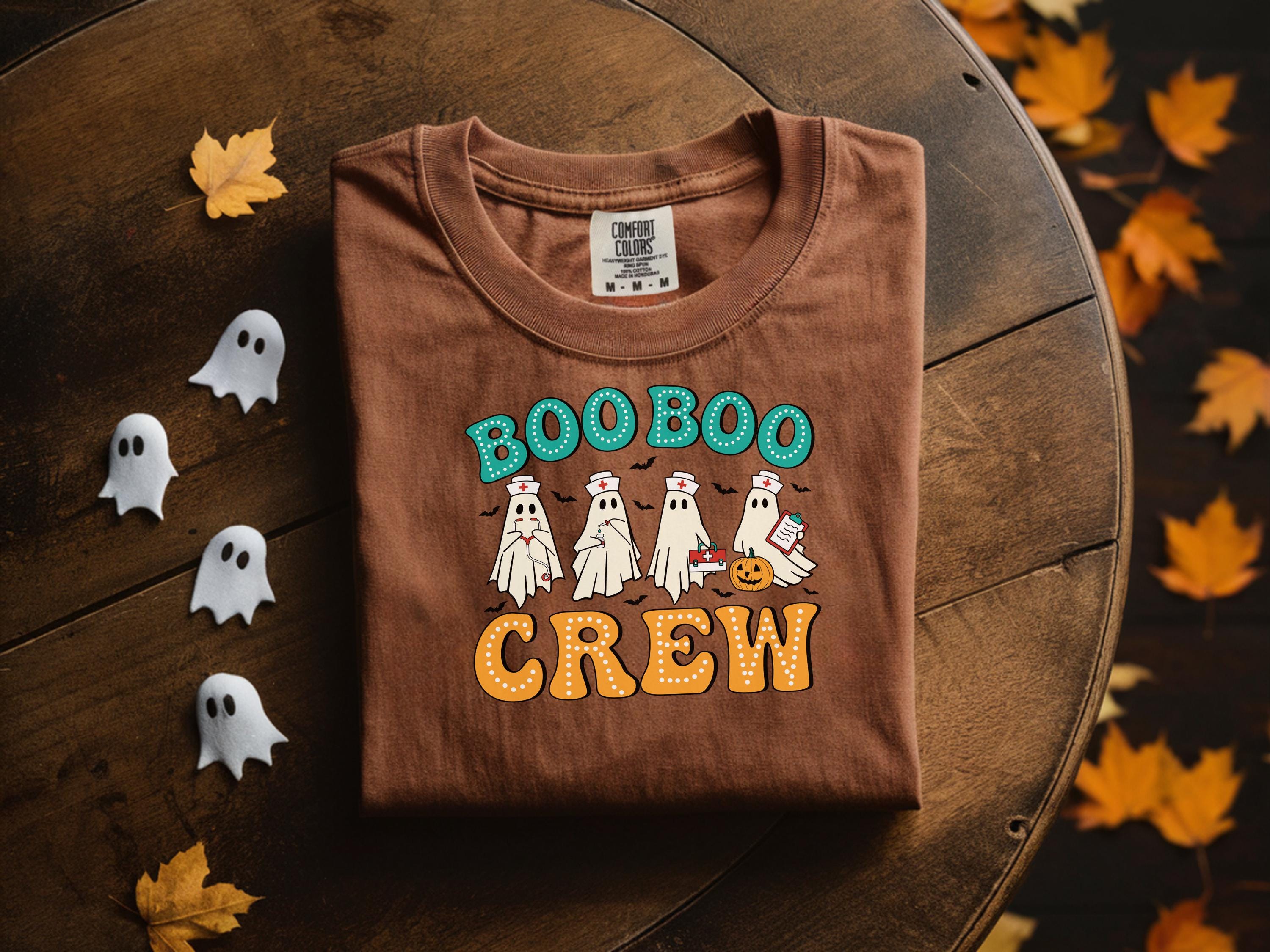Boo Boo Crew Nurse Shirt For Halloween Season, Cute Scary desgin, Gift Idea for Nurse & healthcare crew