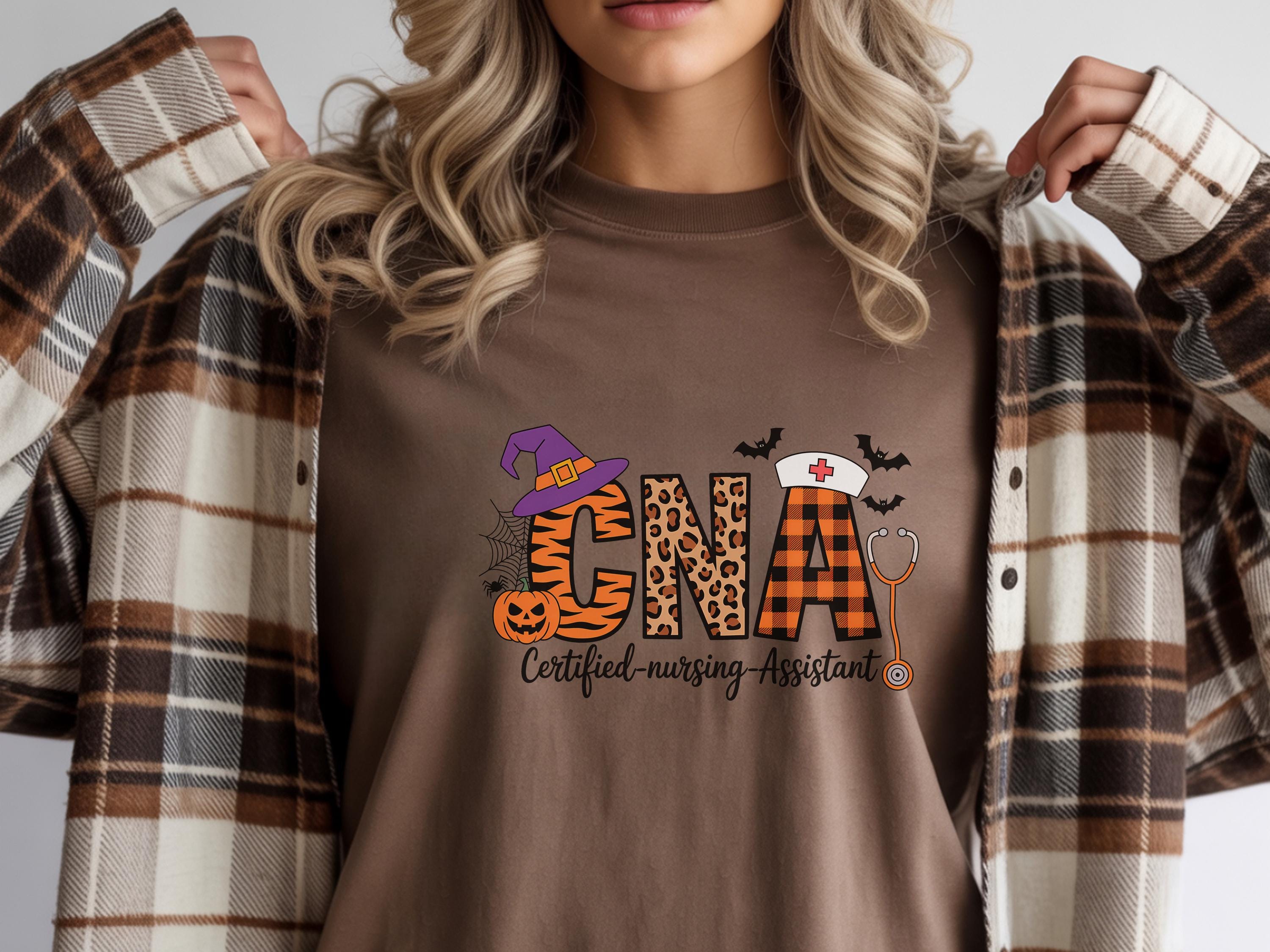 Halloween CNA Sweatshirt, Spooky Nurse Outfit